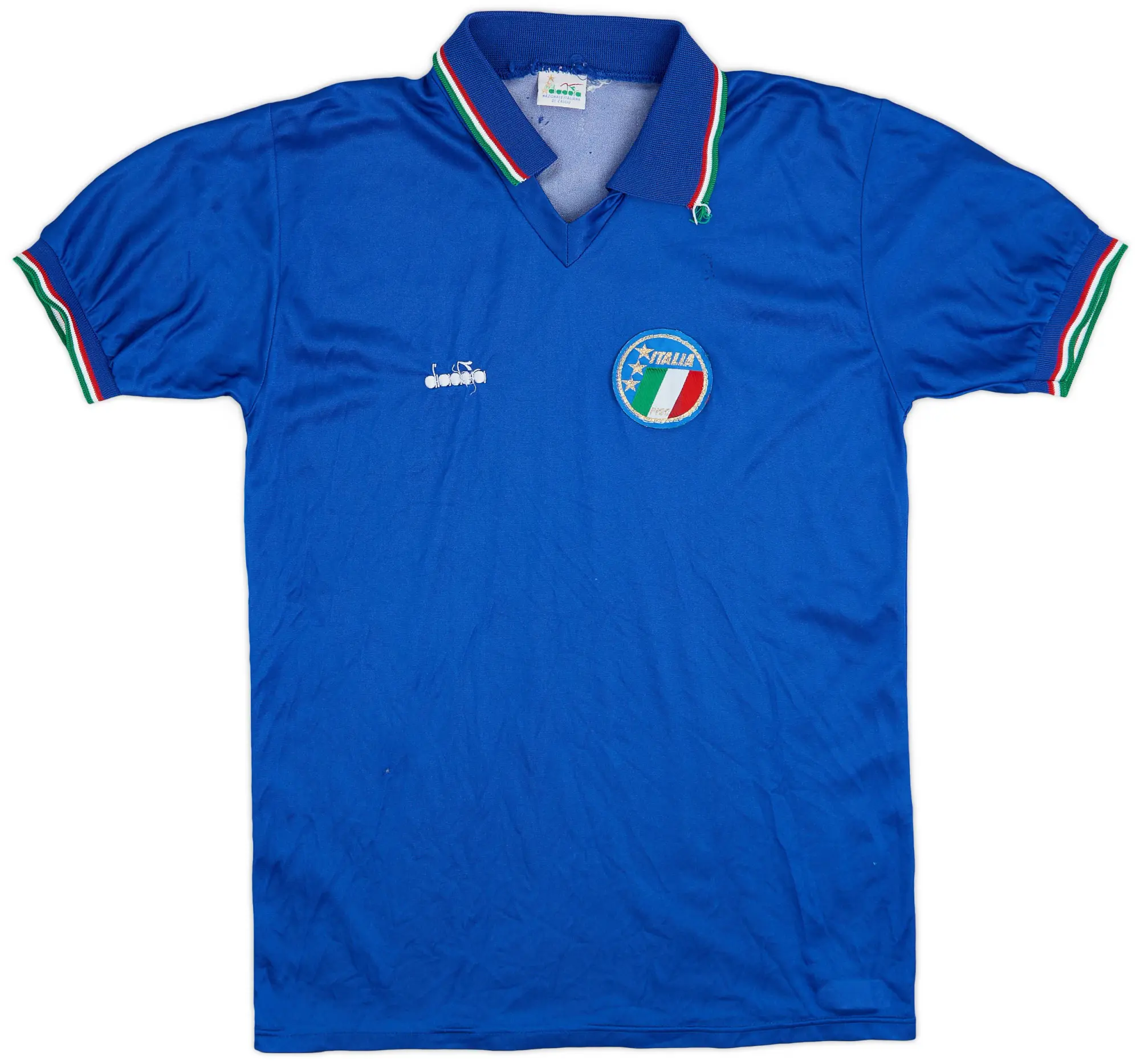 Diadora 1986-91 Italy Home Shirt - 5/10 - (S)