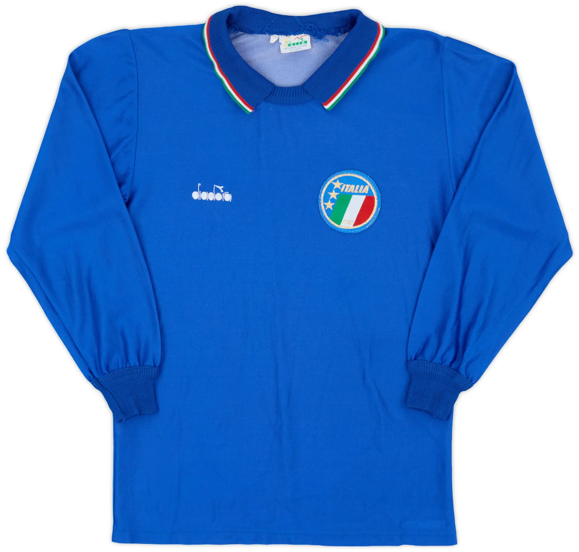 Diadora 1986-90 Italy Home L/S Shirt - 7/10 - (Women's L)