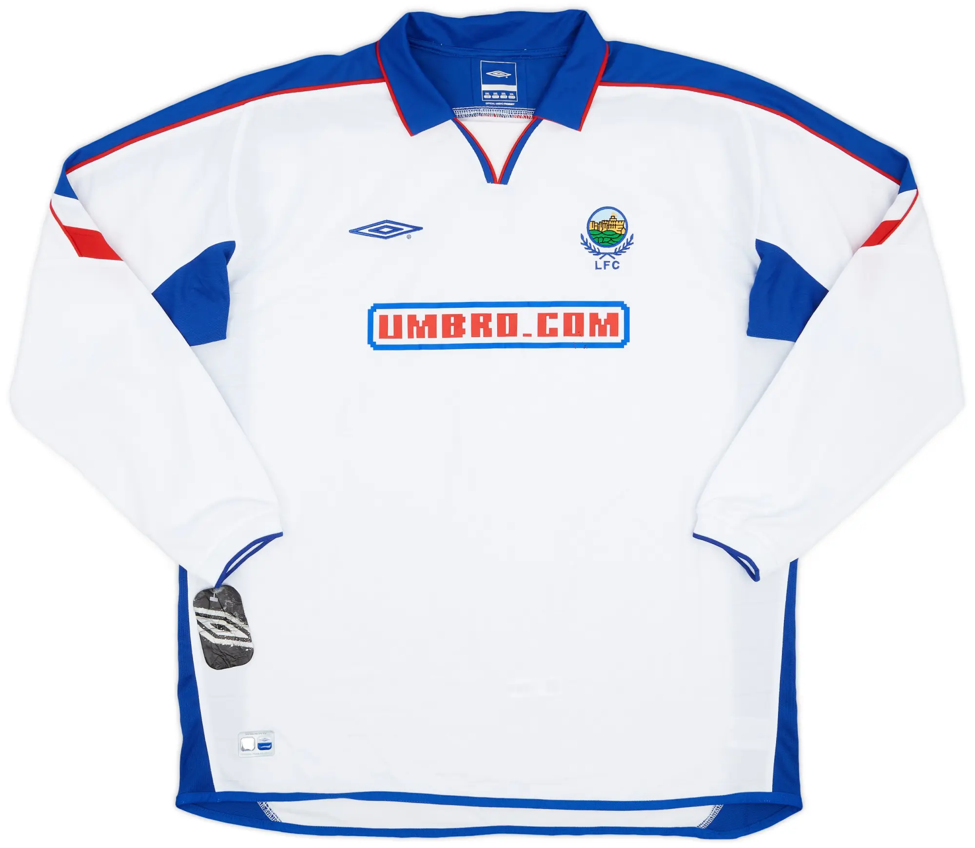 Umbro 2004-05 Linfield Away L/S Shirt (XXL)