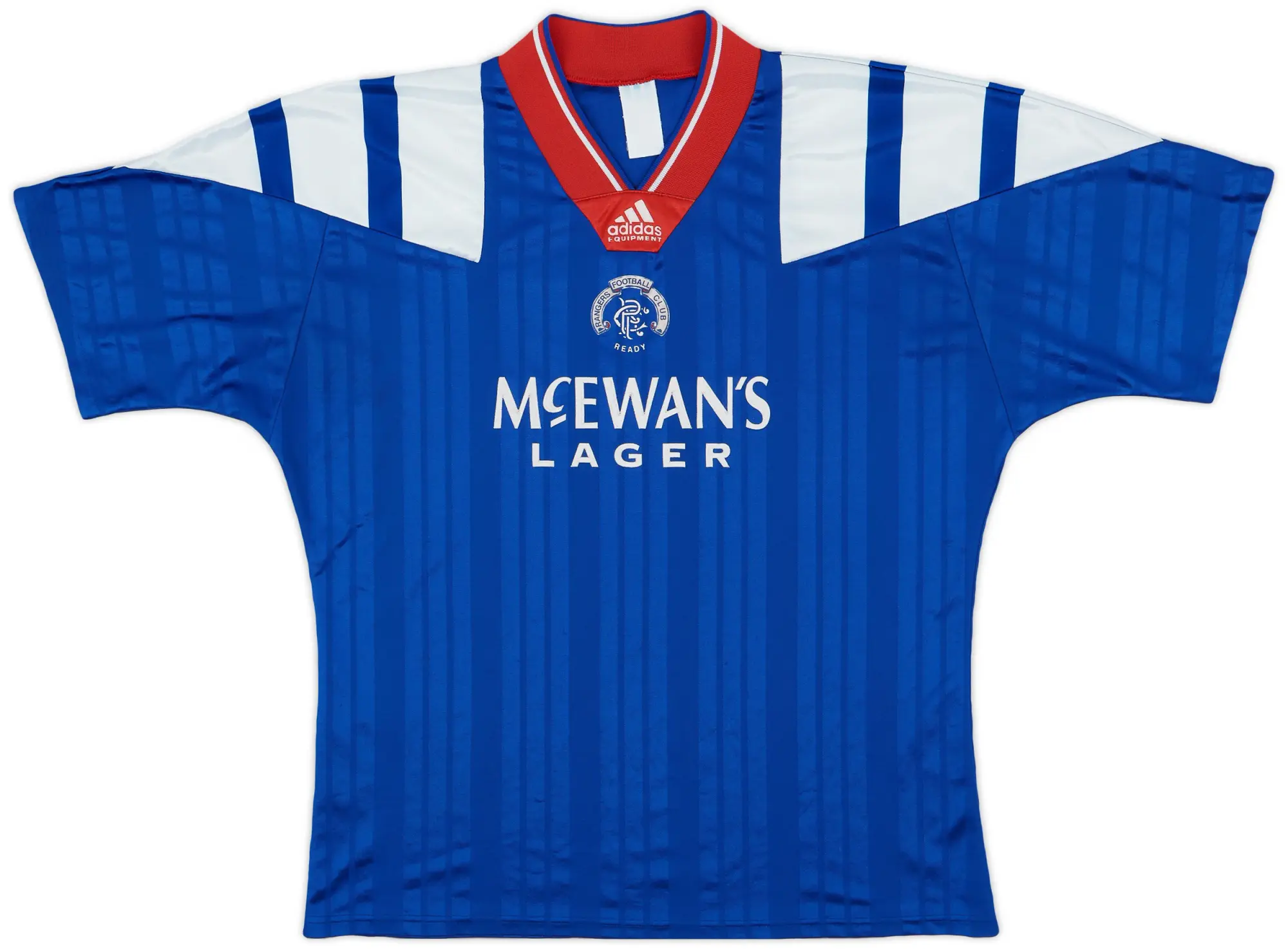 adidas 1992-94 Rangers Home Shirt - 8/10 - (XL)