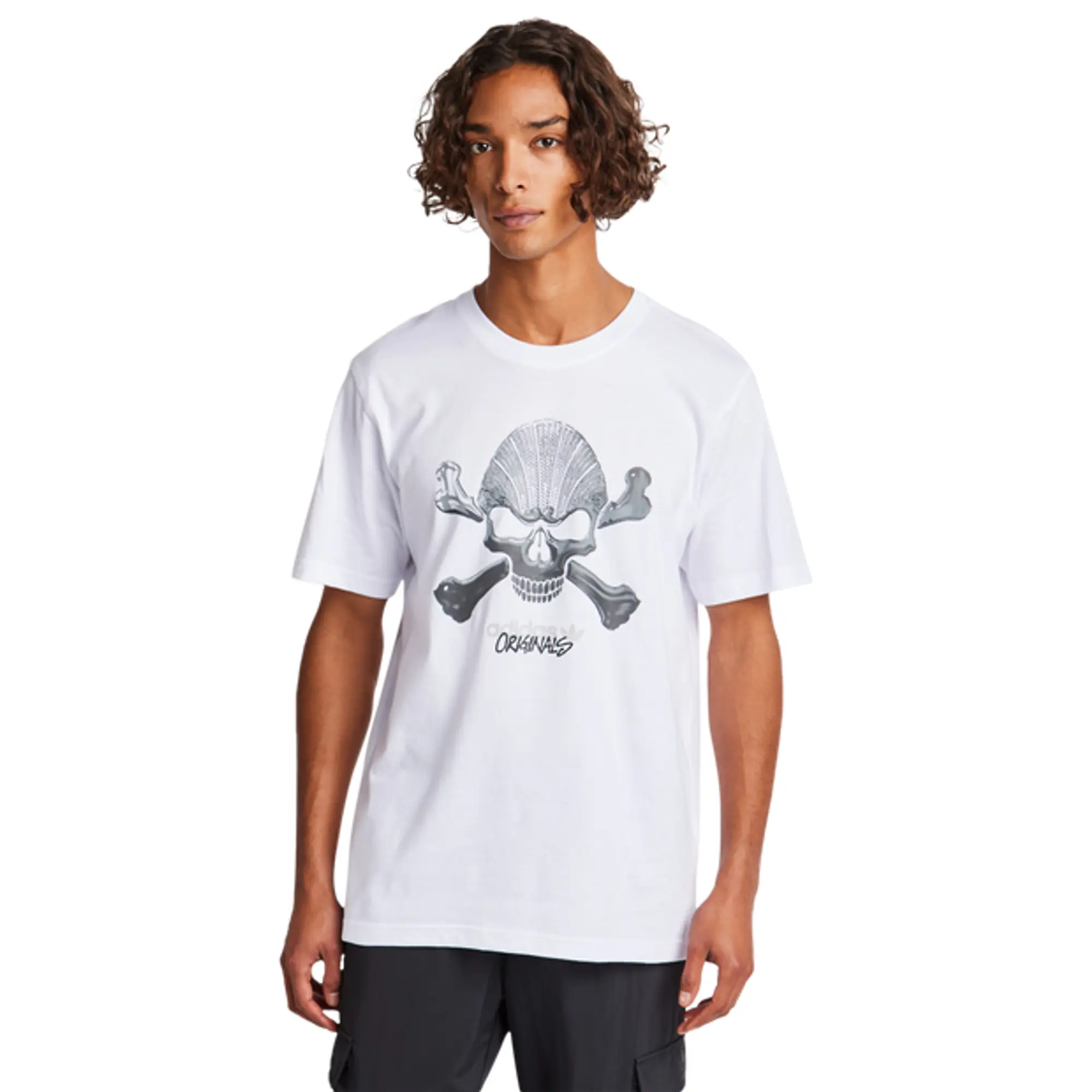 Adidas Graphics Men T-Shirts - White