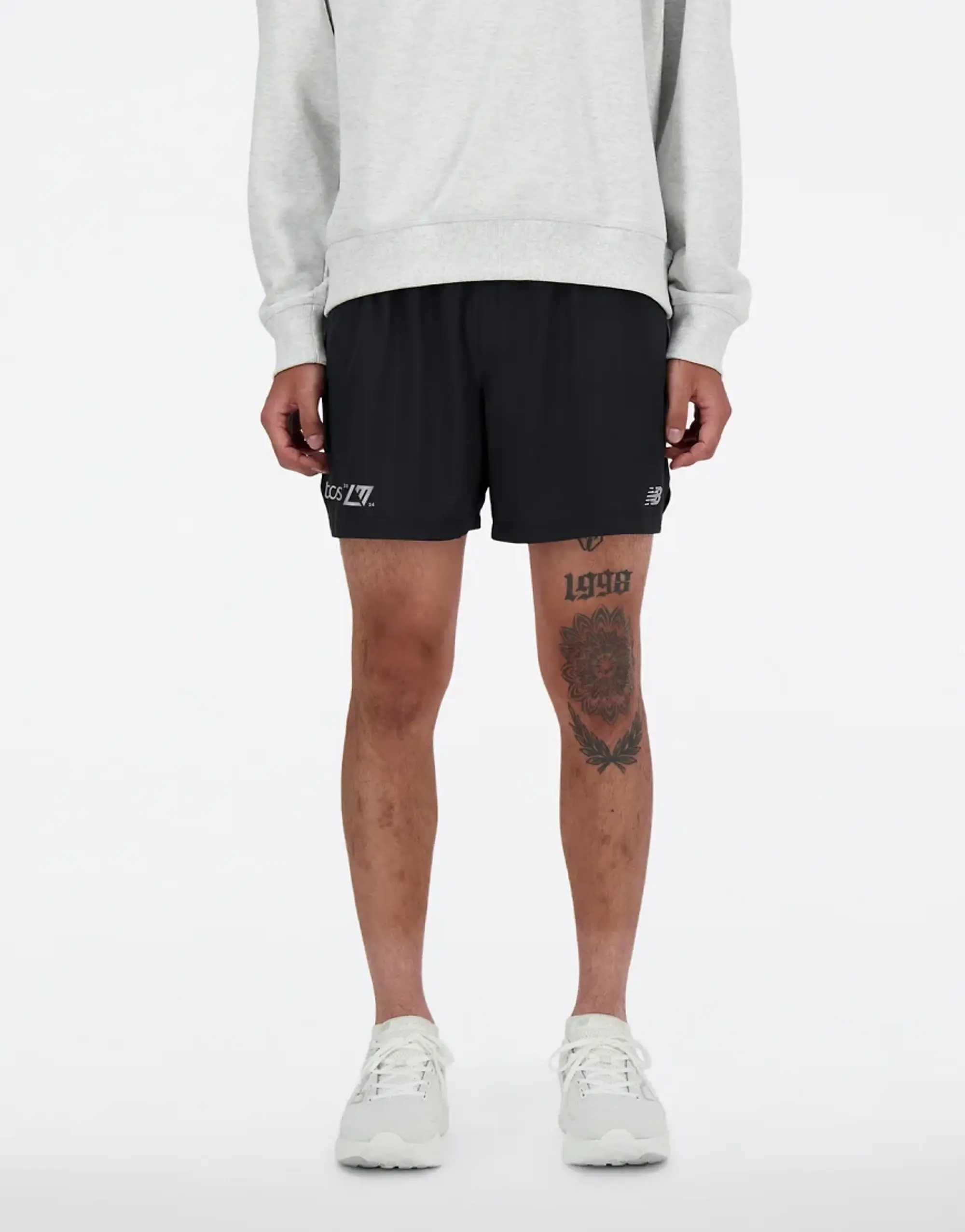 New Balance London Edition Rc Short 5 In Black