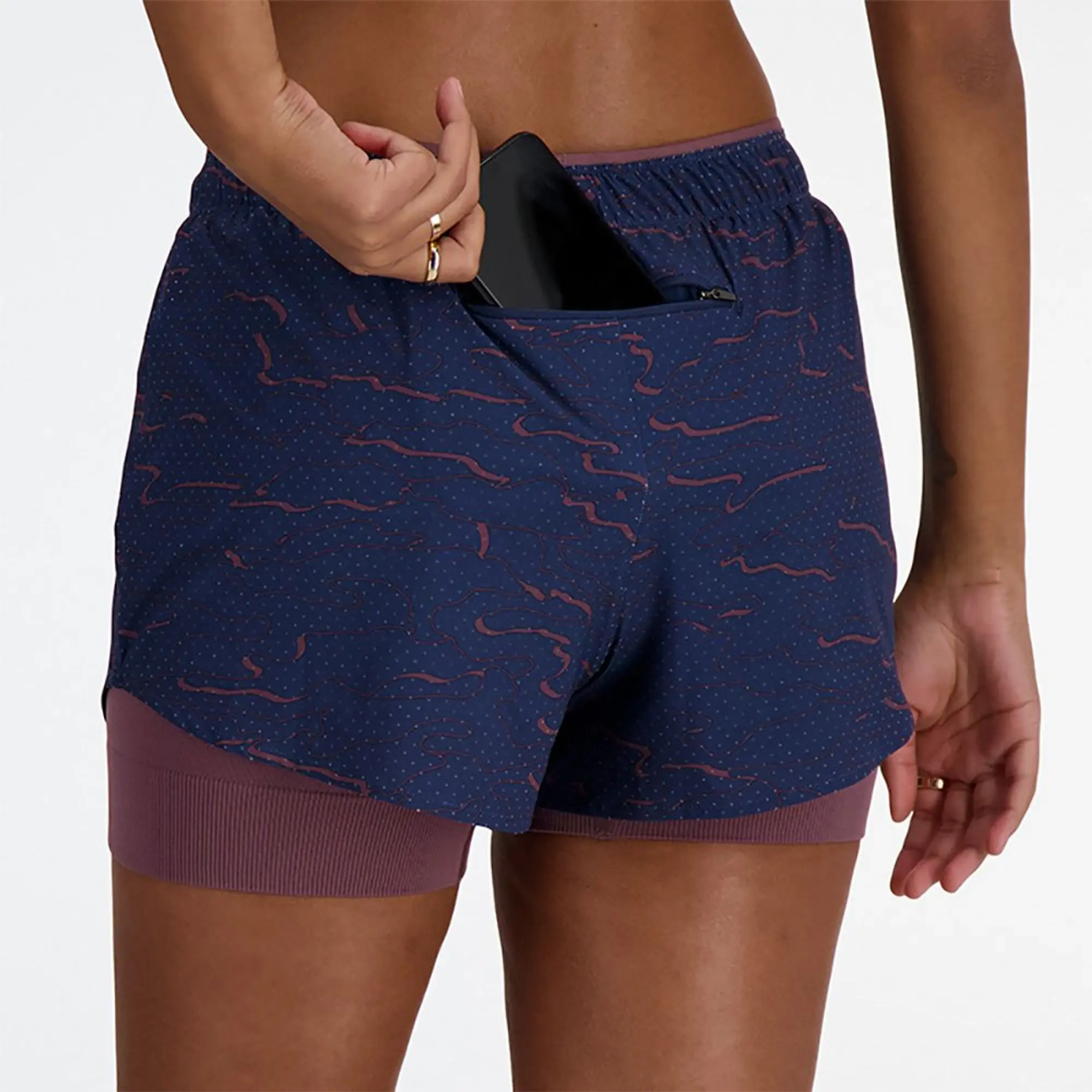 New Balance Rc Printed 2-in-1 3 Shorts