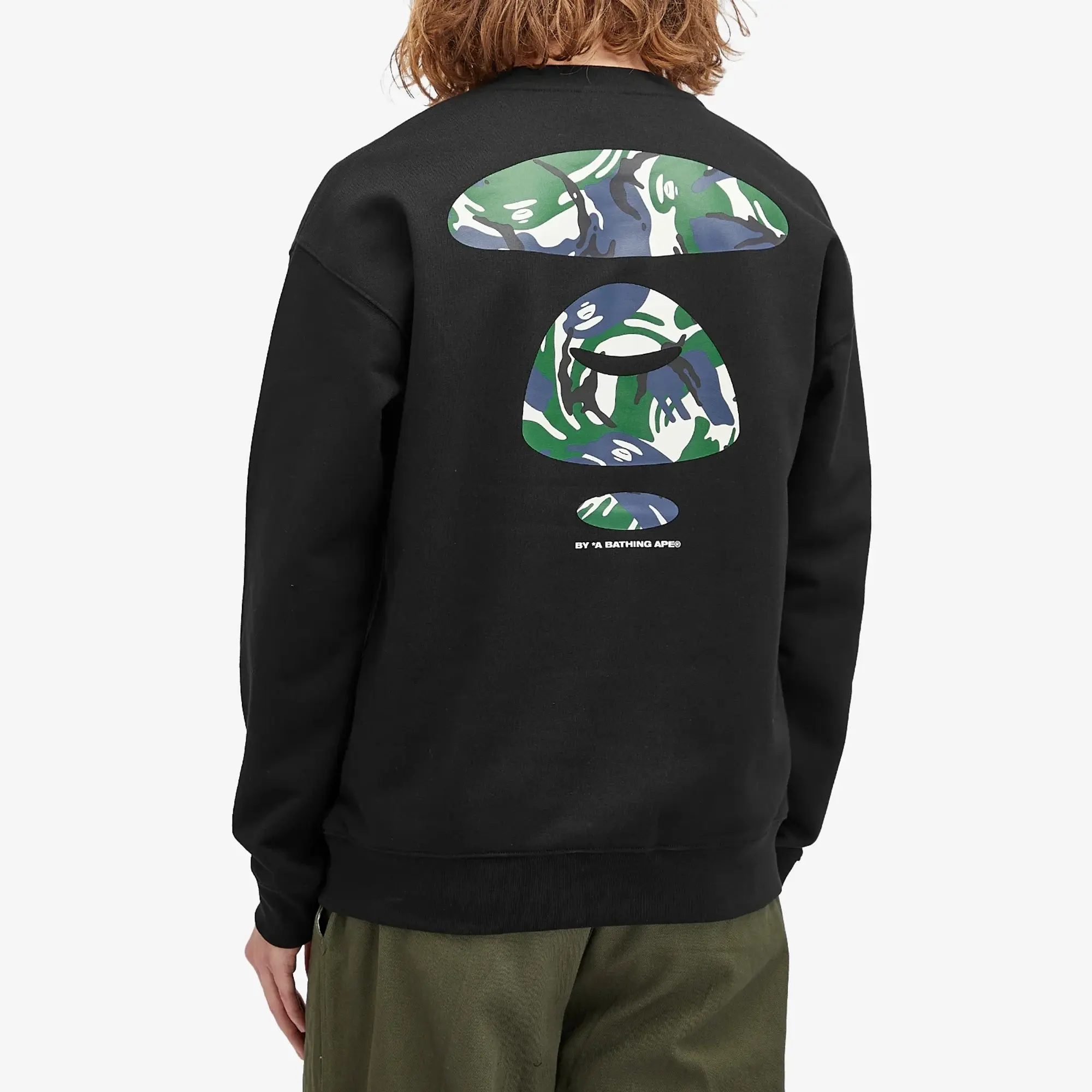 A Bathing Ape AAPE A Logo Sweatshirt Black
