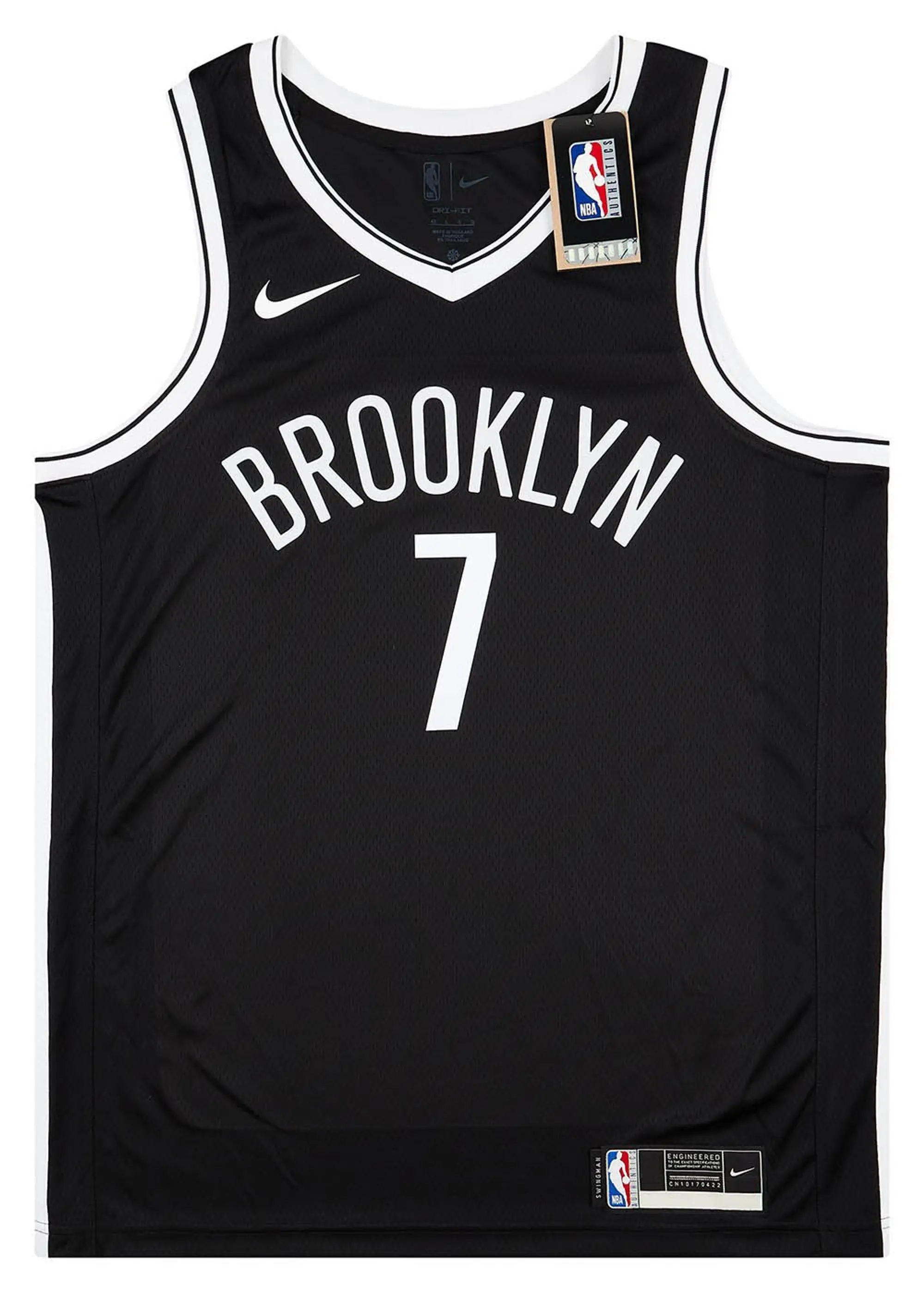 2019-23 Brooklyn Nets Durant #7 Nike Swingman Away Jersey (M)