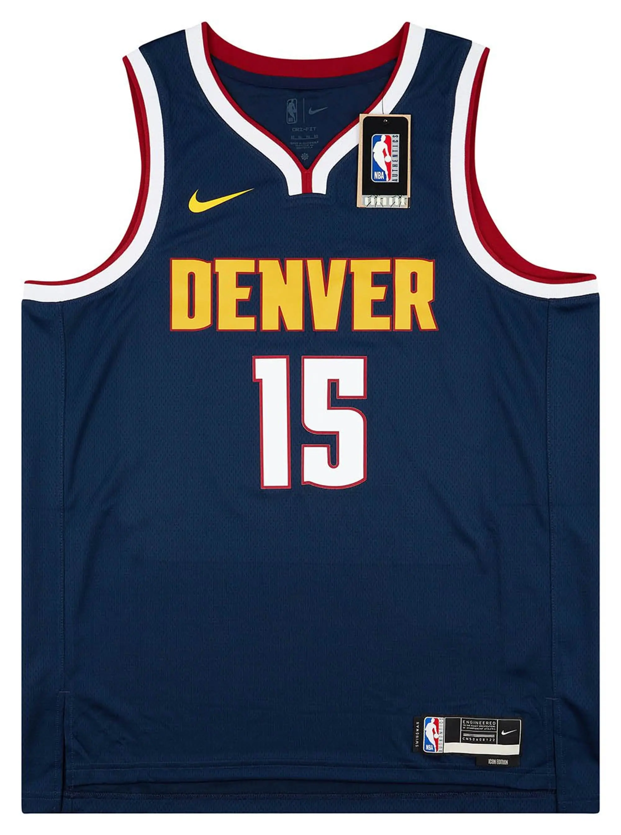 2018-24 Denver Nuggets Jokic #15 Nike Swingman Away Jersey (L)