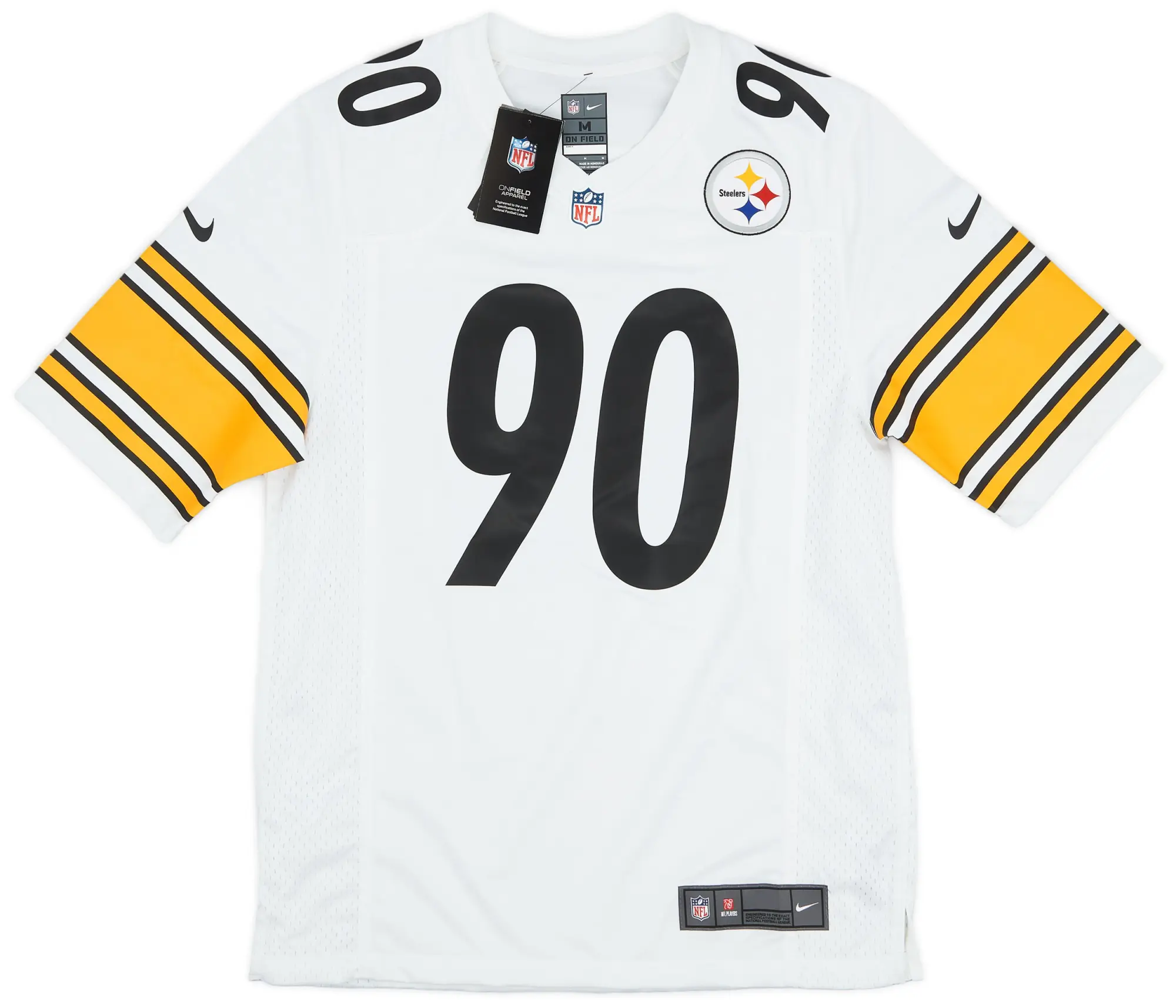 2018-23 Pittsburgh Steelers Watt #90 Nike Game Away Jersey (M)