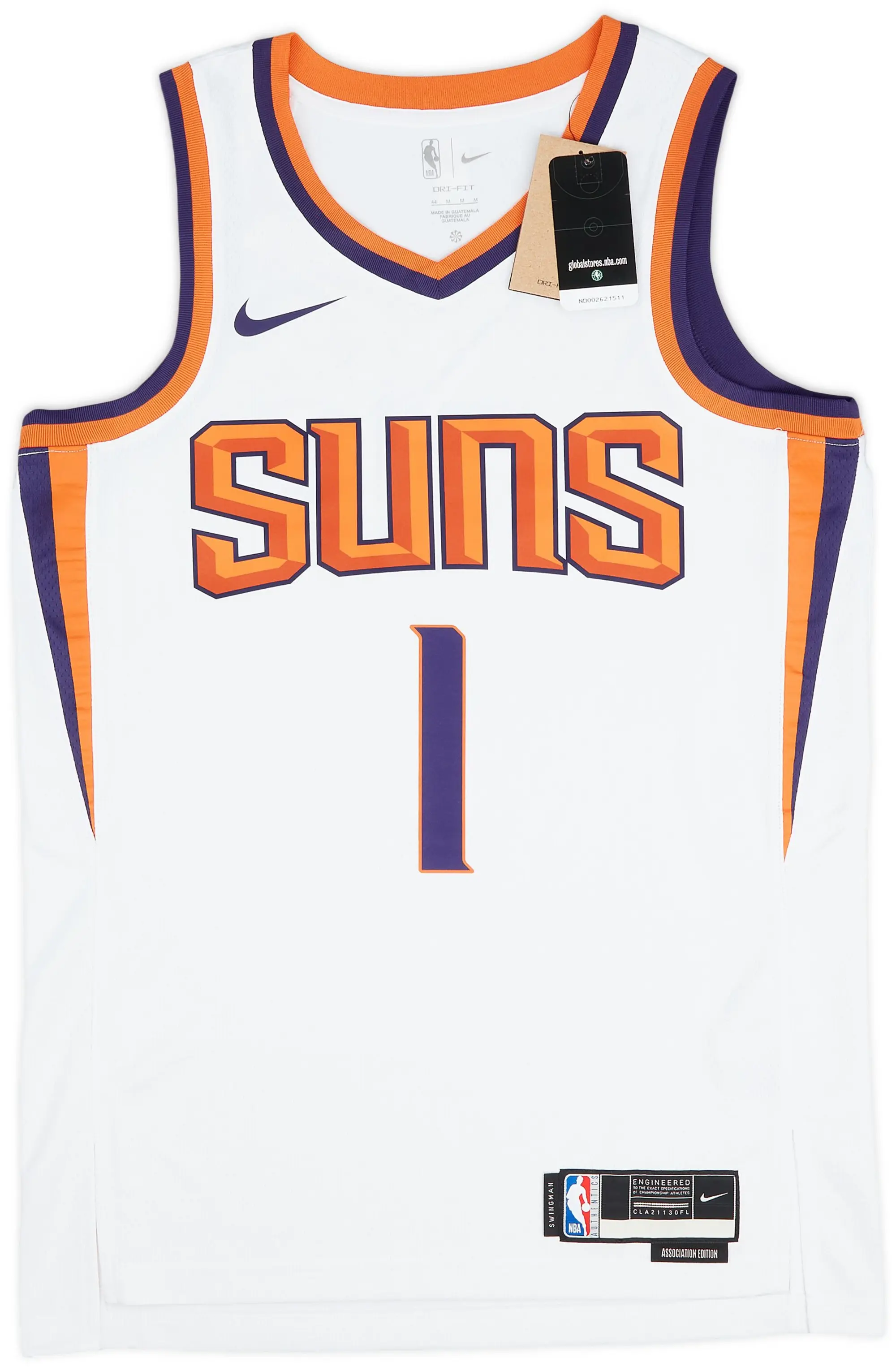 2017-23 Phoenix Suns Booker #1 Nike Swingman Home Jersey (M)