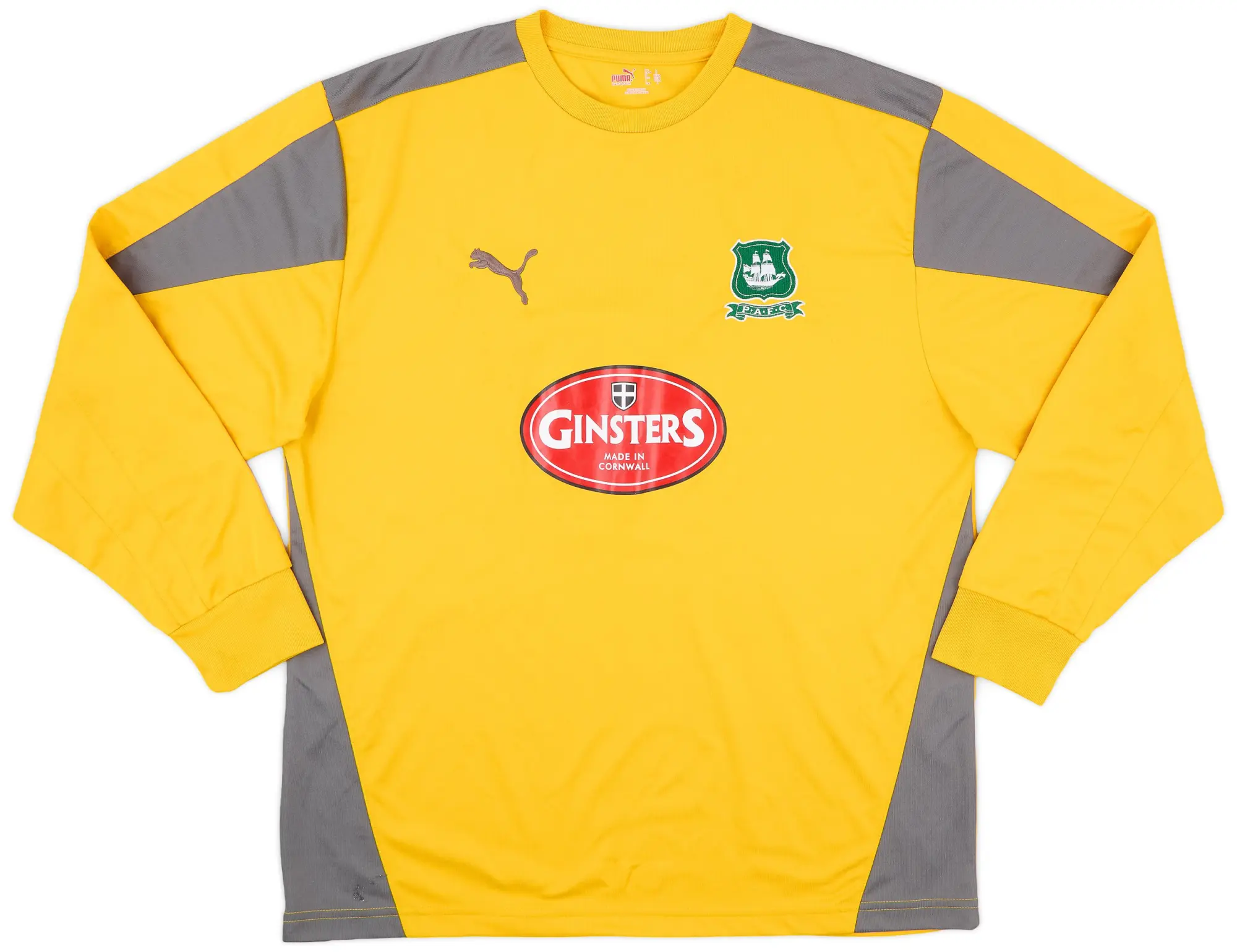 Puma 2008-09 Plymouth GK Shirt - 8/10 - (L)