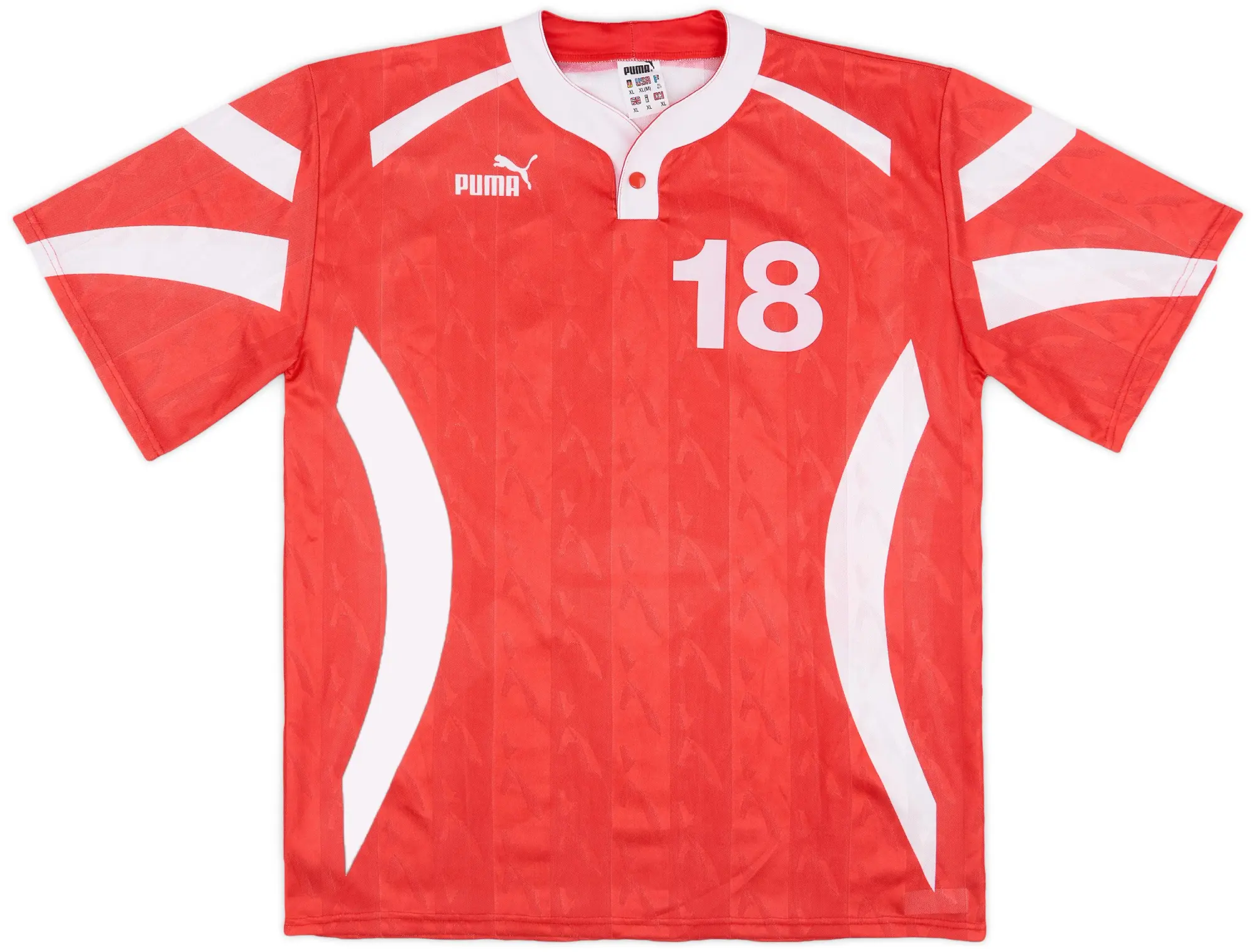 1990s Puma Template Shirt #18 - 6/10 - (XL)