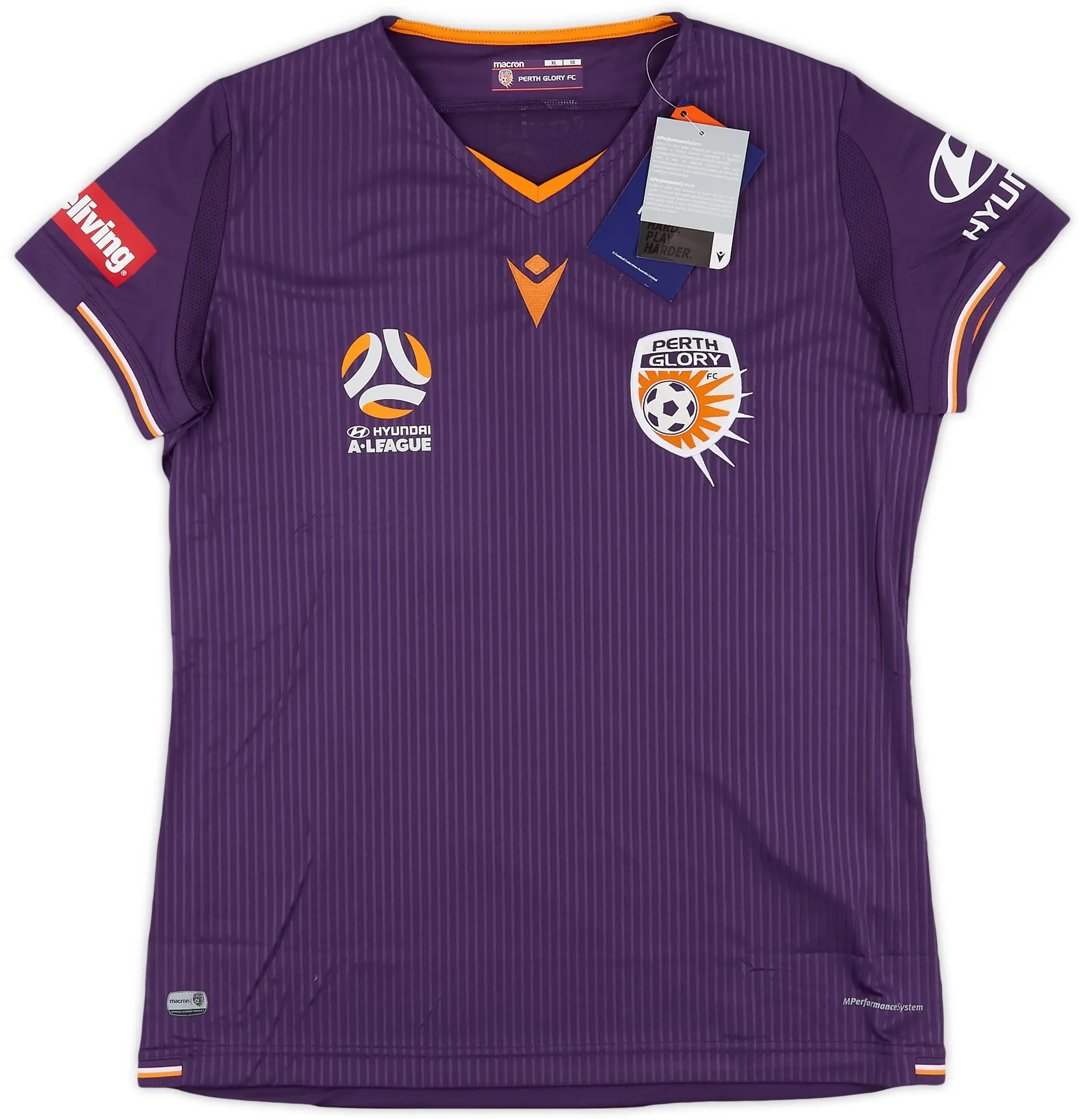 Macron 2019-20 Perth Glory Home Shirt (Women's XL)