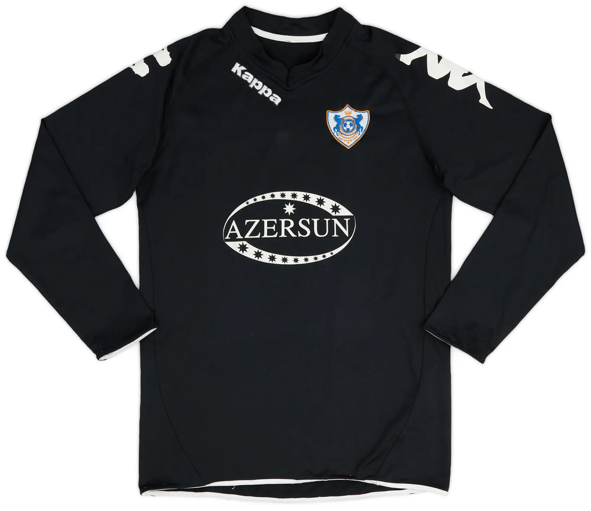 Kappa 2008-09 Qarabag Home L/S Shirt #3 - 7/10 - (M)