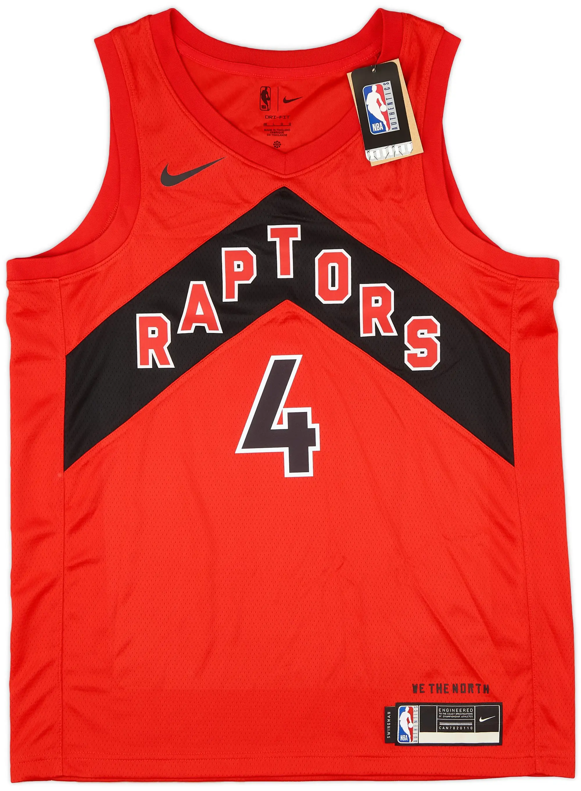 2021-24 Toronto Raptors Barnes #4 Nike Swingman Away Jersey (L)