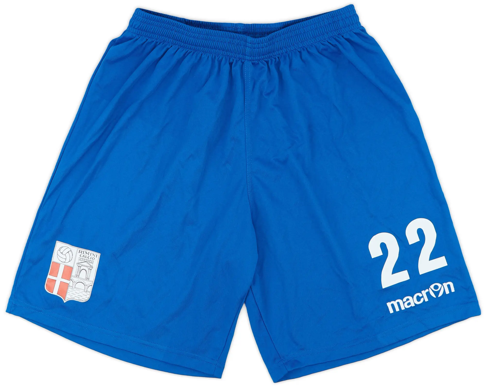 2012-13 Rimini Macron Player Issue Training Shorts #22 - 9/10 - (L)