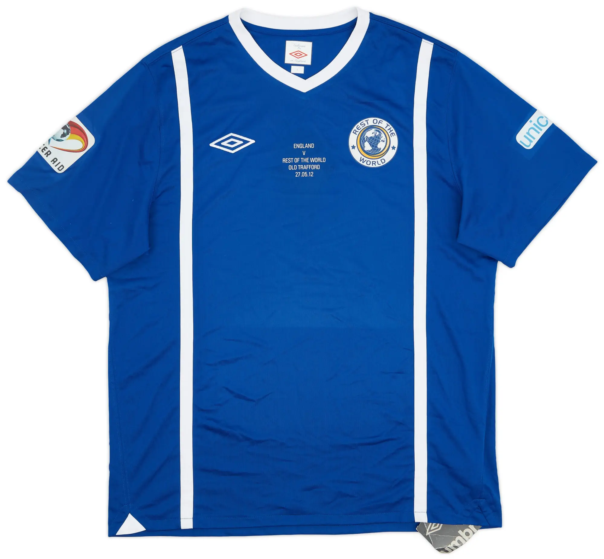 Umbro 2012 Soccer Aid Rest of the World Home Shirt (L)