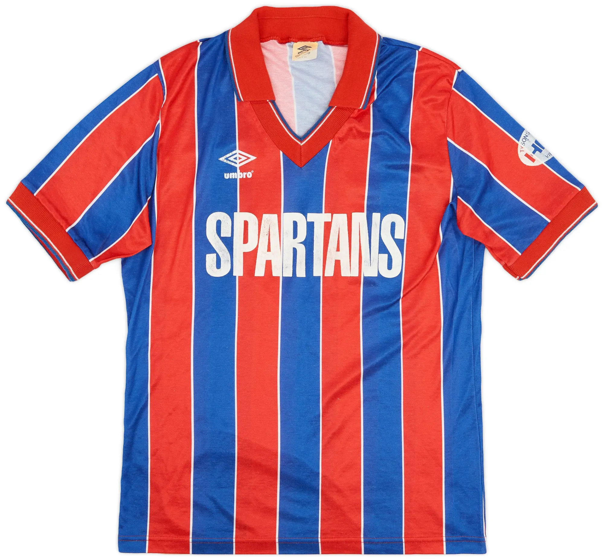 Umbro 1986 Spartans Match Issue Home Shirt #19