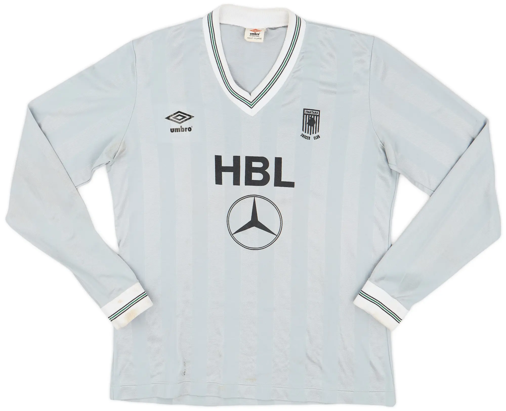 Umbro 1986 Spartans Match Worn Away Shirt #12