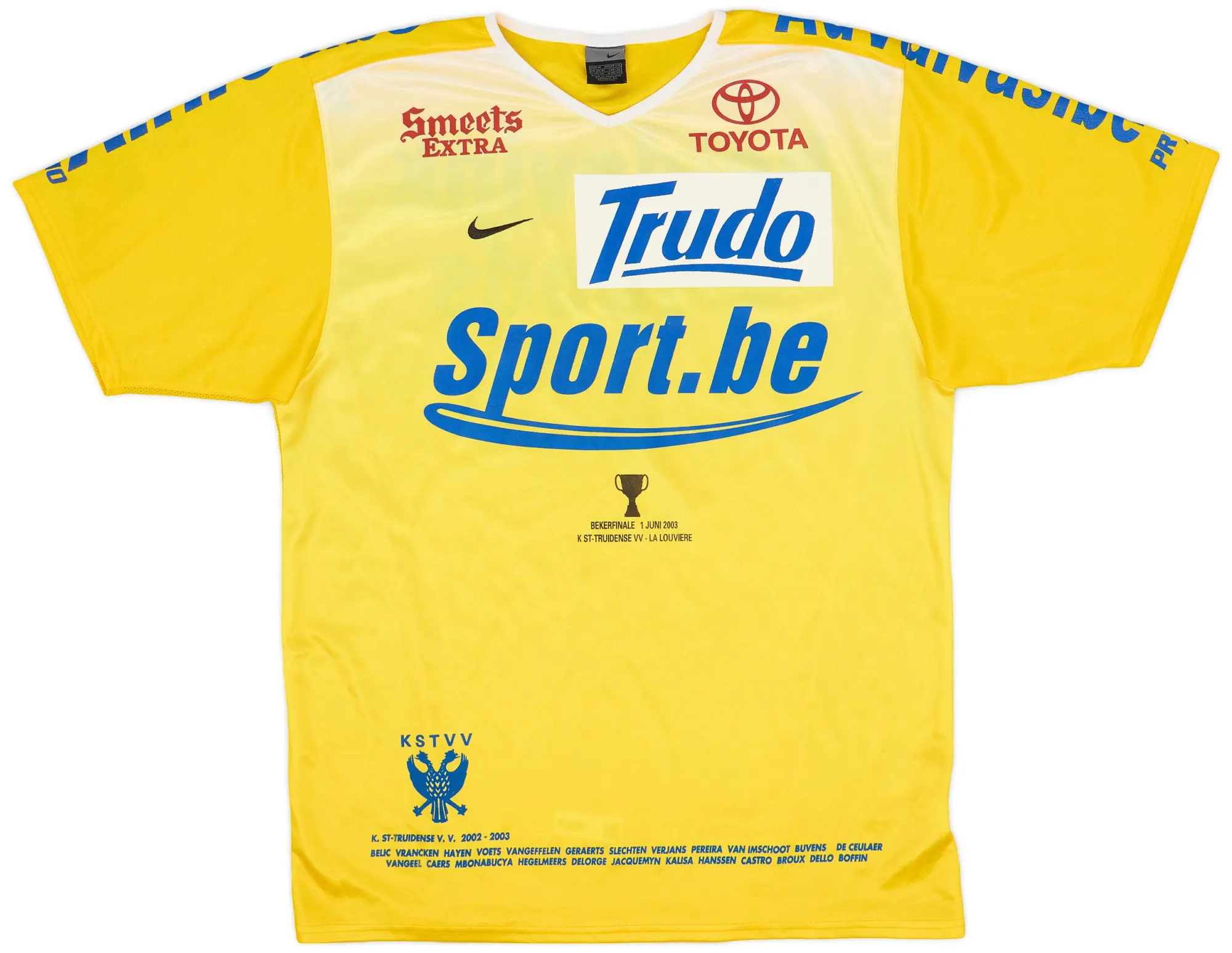 Nike 2002-03 Sint-Truidense Cup Winners Home Shirt - 8/10 - (M)