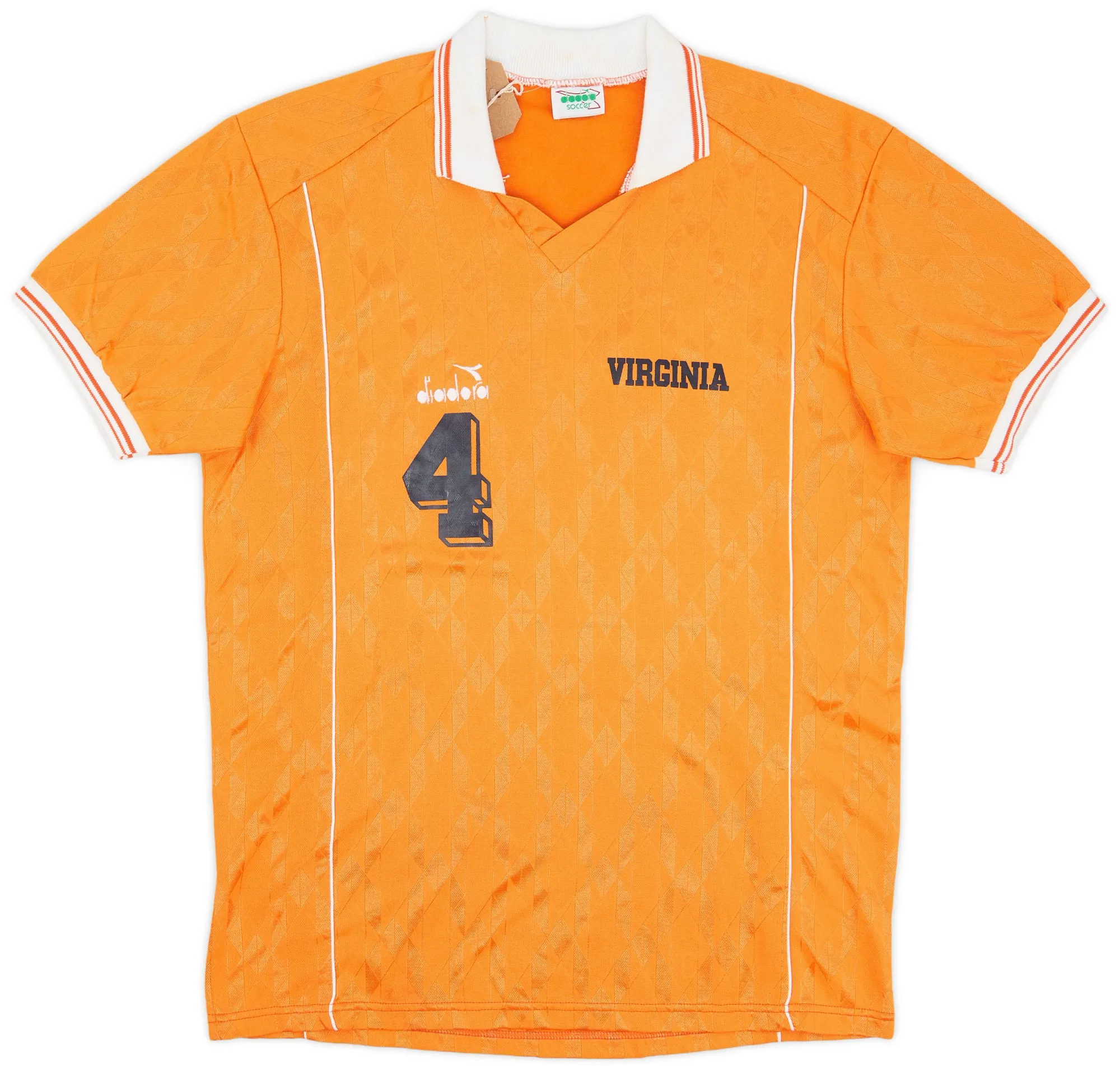 Diadora Mens SS Player Issue Home Shirt 1986/88