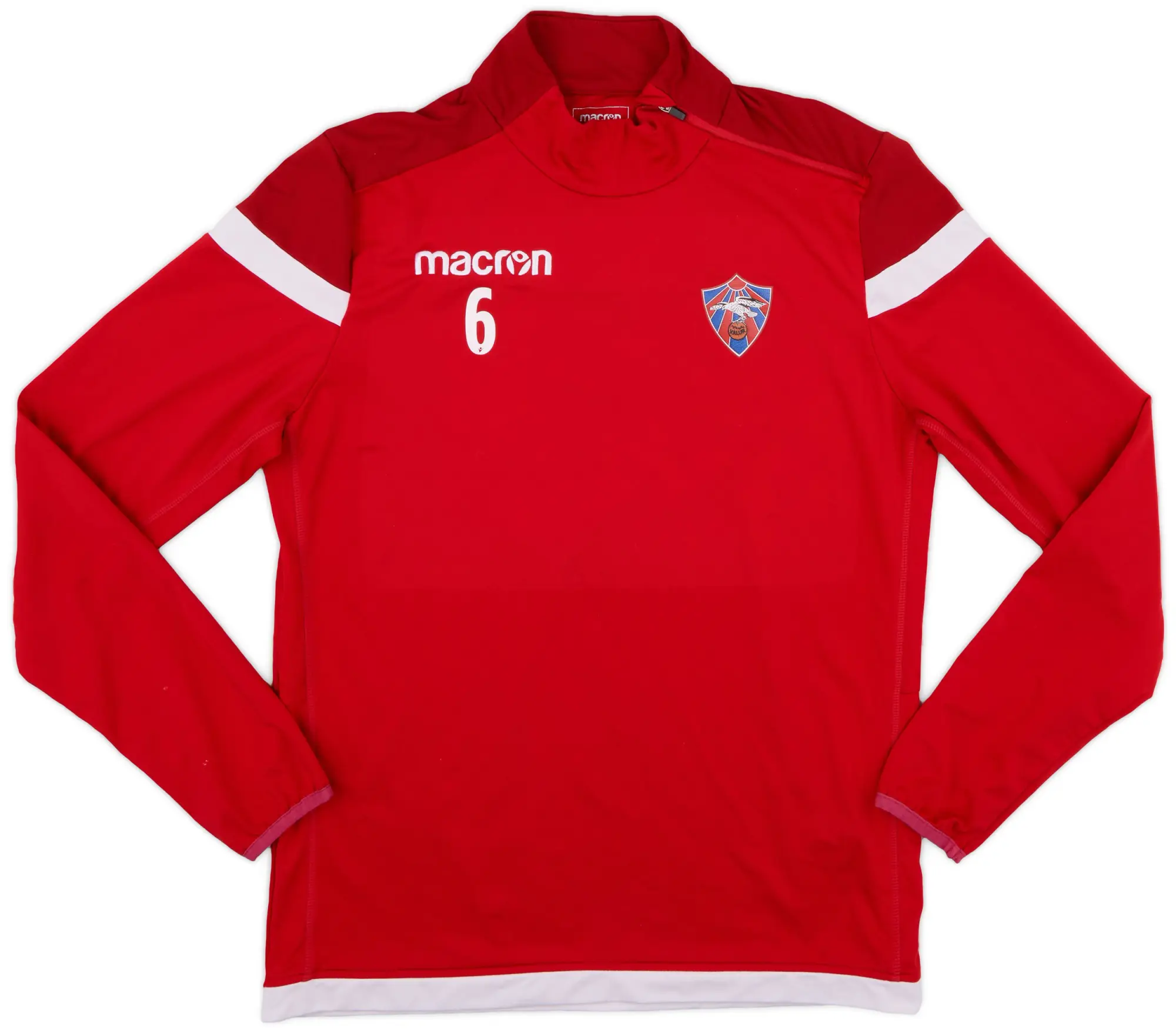 2021 Valur Macron Player Issue 1/4 Zip Training Top #6 - 9/10 - (M)