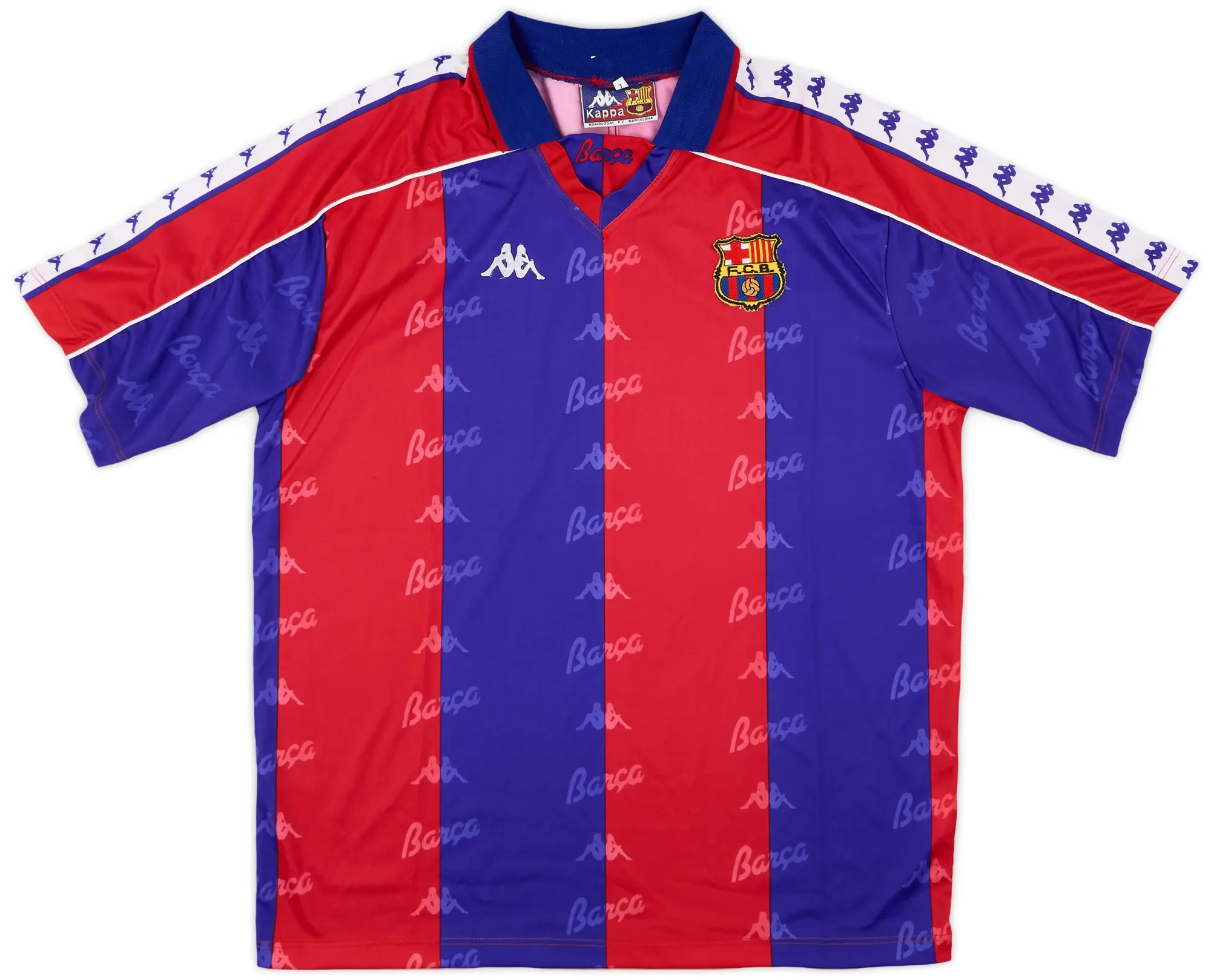 Kappa 1992-95 Barcelona Home Shirt - 7/10 - (L)