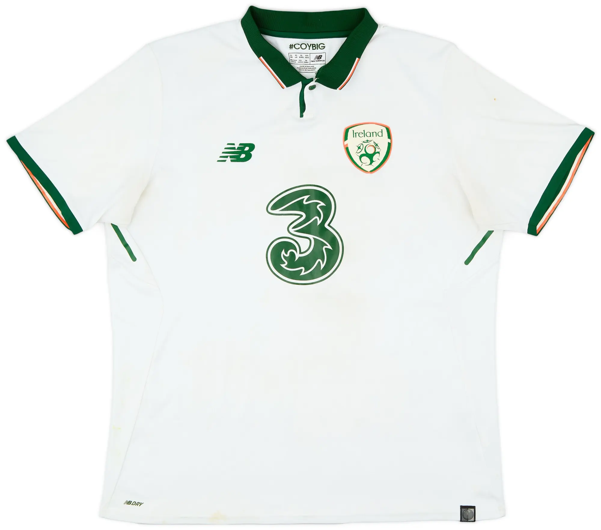 NewBalance 2017-18 Ireland Away Shirt - 5/10 - (XL)