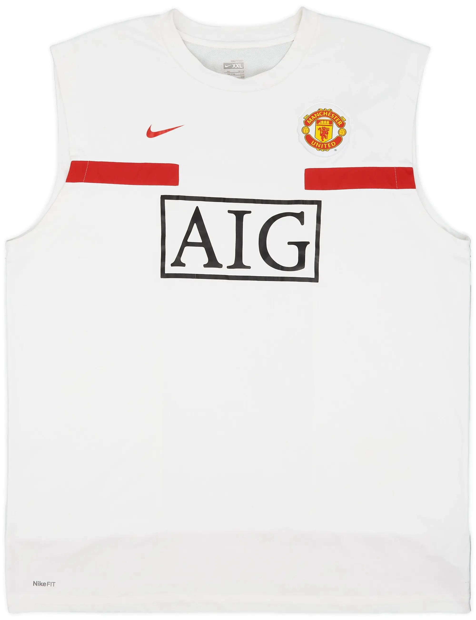 2009-10 Manchester United Nike Polo Shirt - 9/10 - (L)