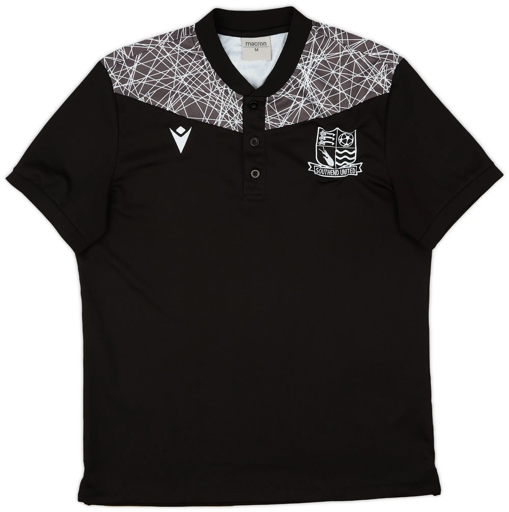 2021-22 Southend United Macron Polo Shirt - 9/10 - (M)