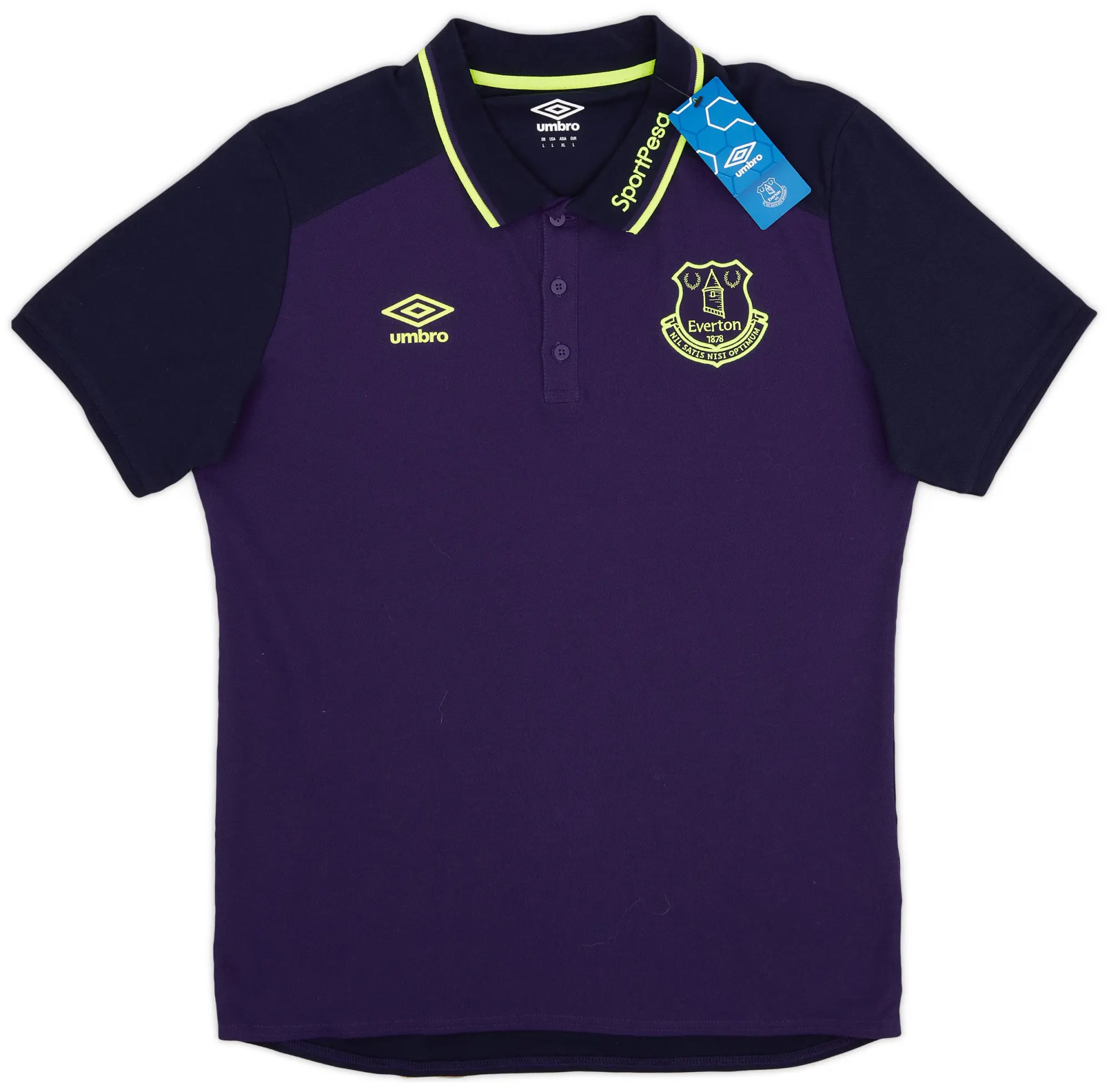2017-18 Everton Umbro Polo Shirt (L)