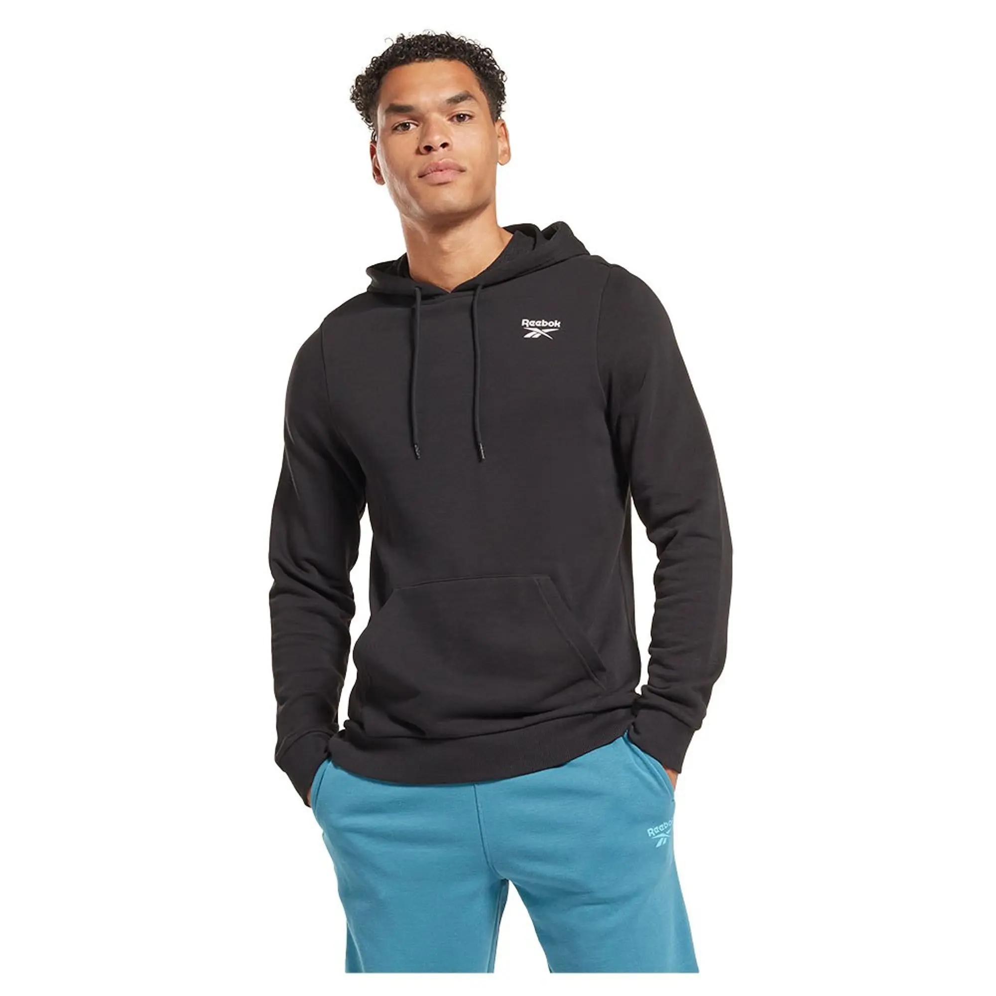 Reebok Mens Identity French Terry Hoody