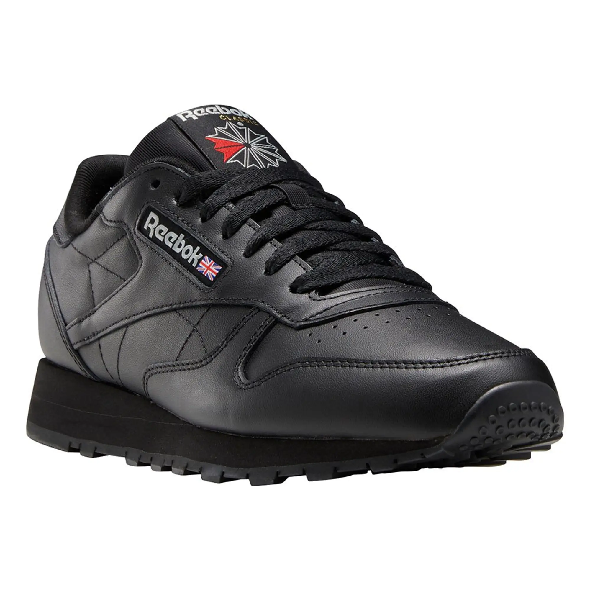 Reebok Classic Leather Trainer - Black - Size 7 - Black