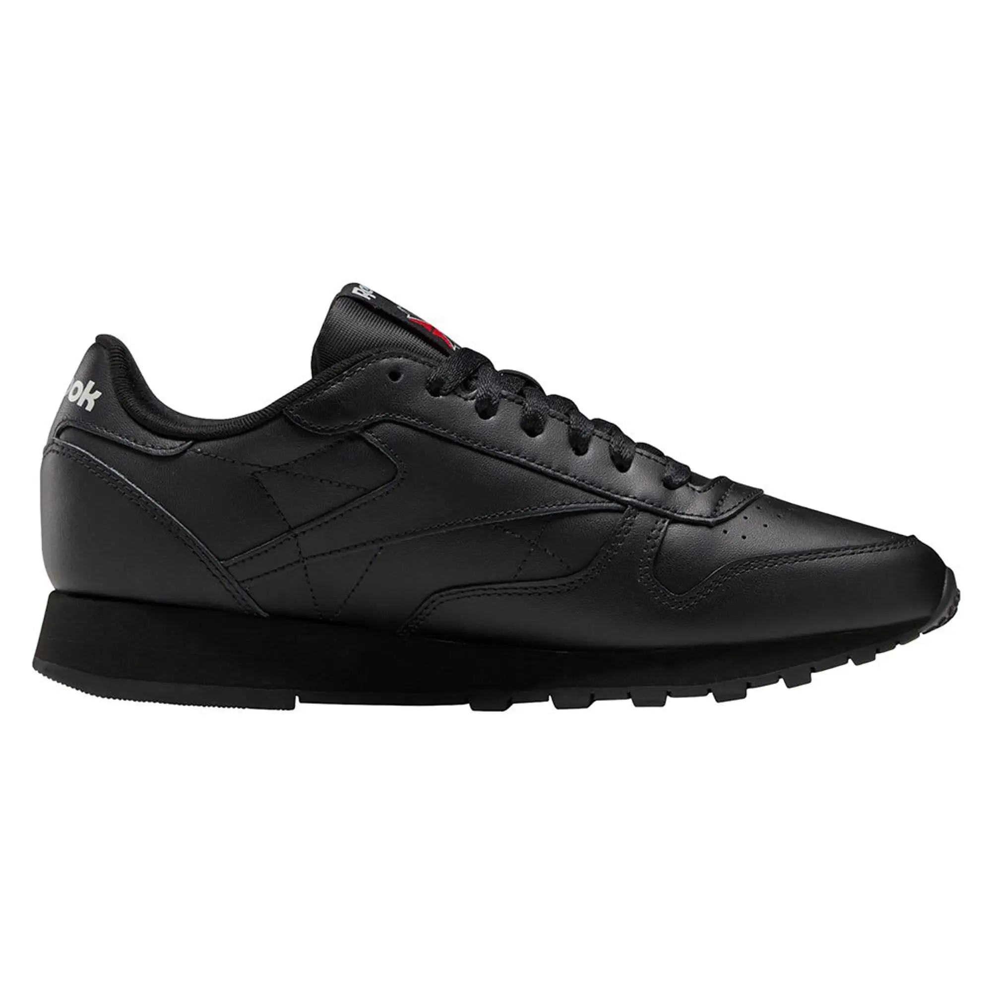 Reebok Classic Leather Trainer - Black - Size 7 - Black