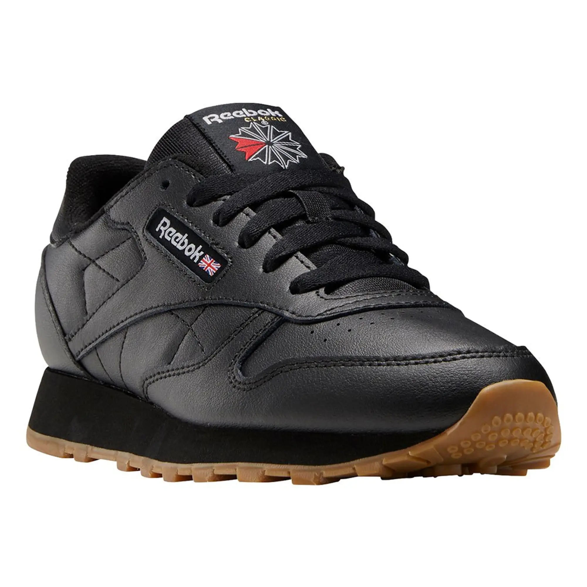 Sneakers Reebok Classic Leather Junior Black/ Black/ Gum Eur 21