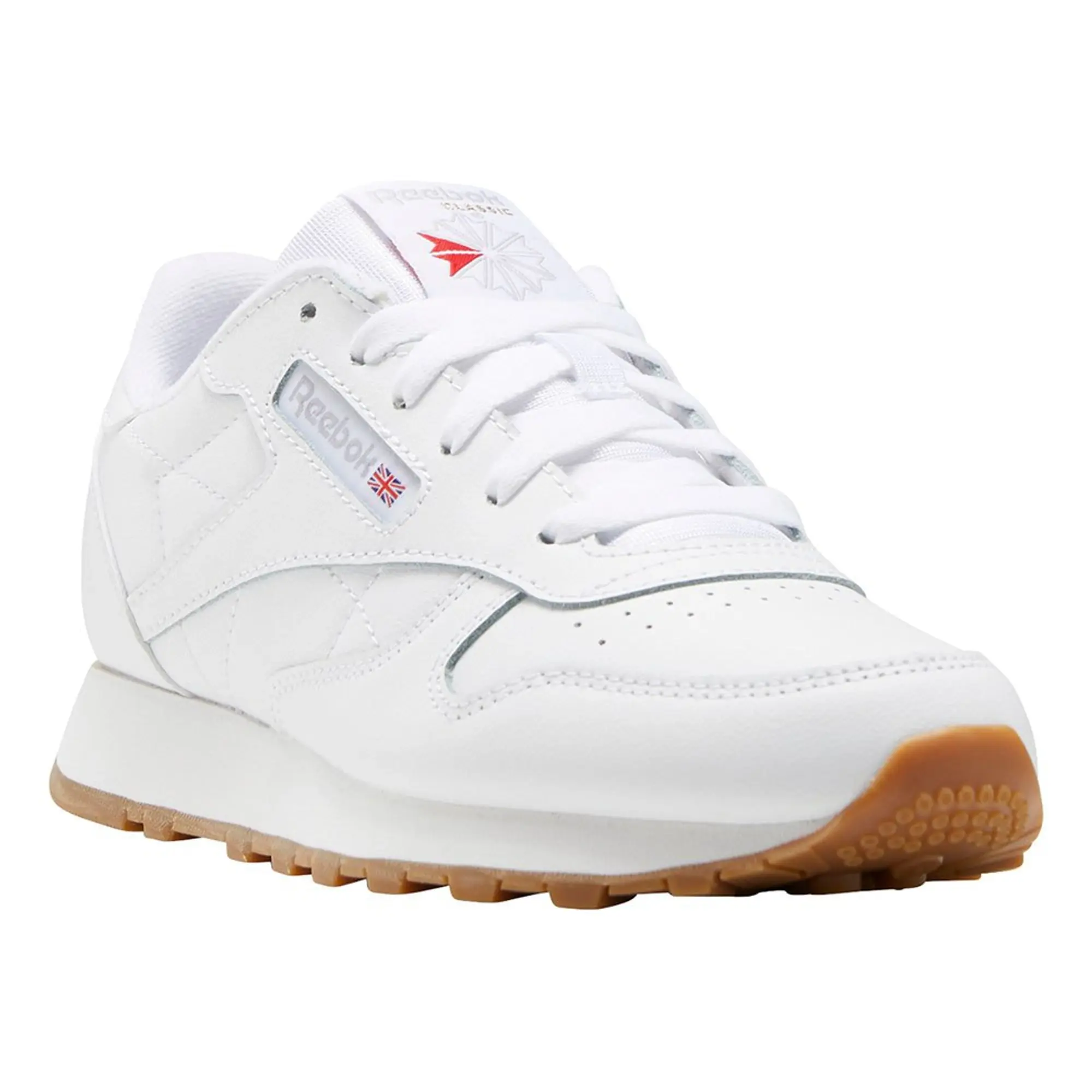 Reebok Boys Boy's Classics Junior Classic Leather Trainers in White Leather (archived)