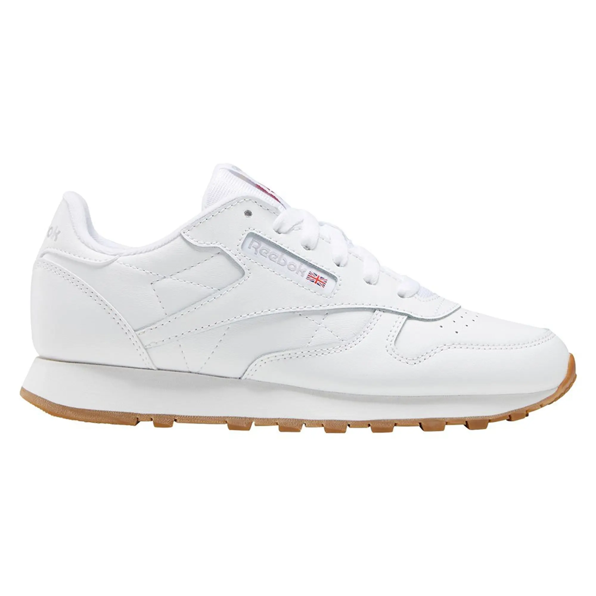 Reebok Boys Boy's Classics Junior Classic Leather Trainers in White Leather (archived)