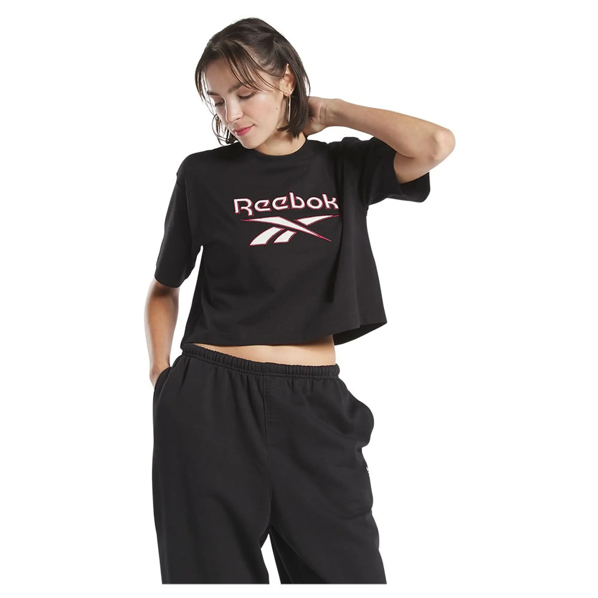 Reebok Classics Big Logo Cropped Short Sleeve T-shirt