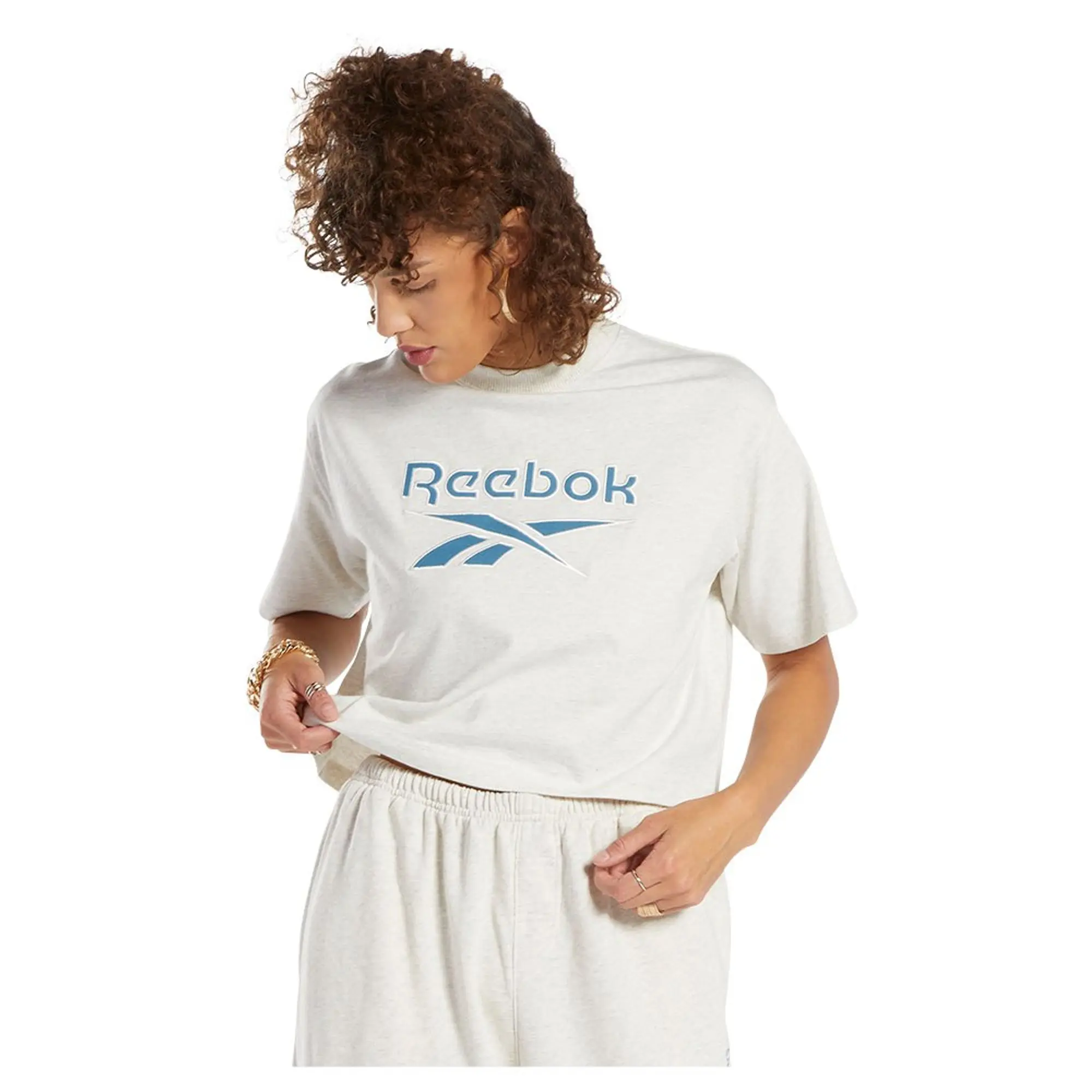 Reebok Classics Big Logo Cropped Short Sleeve T-shirt