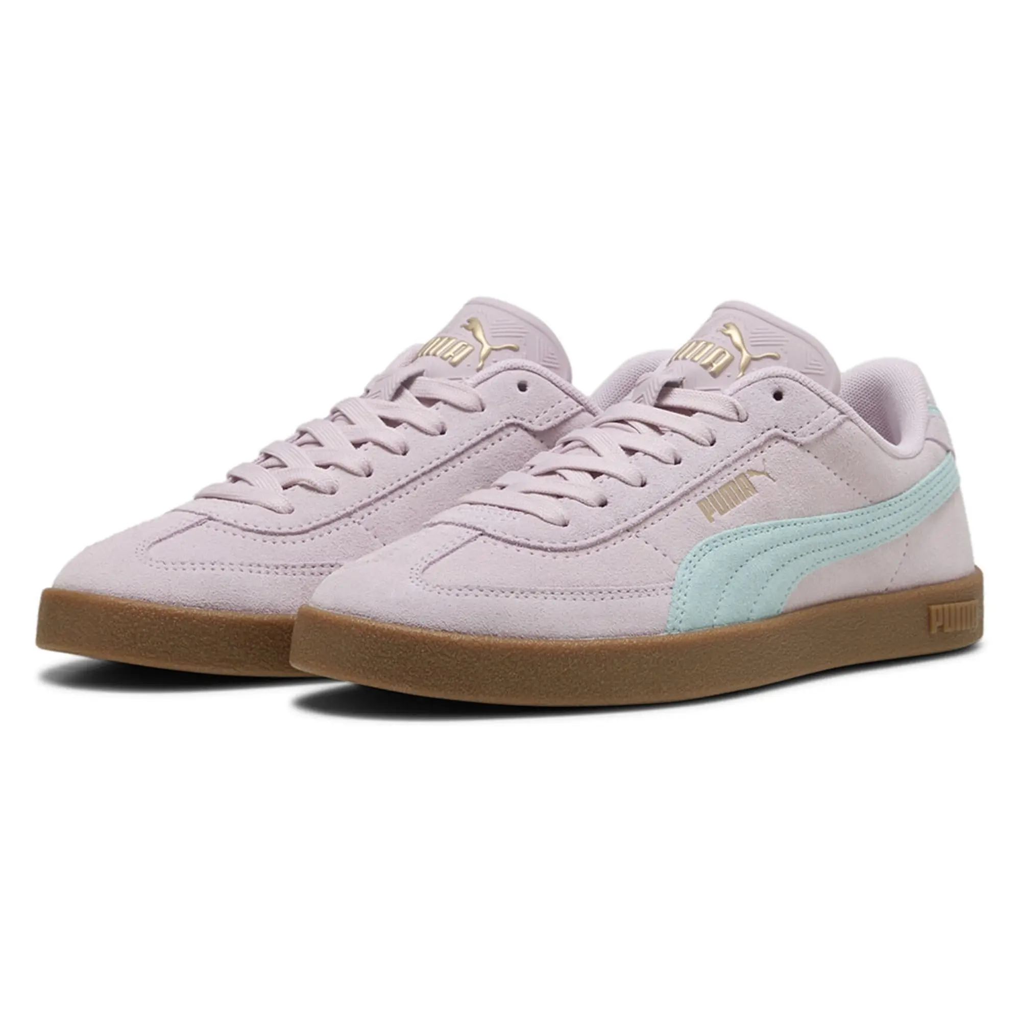 Puma  Club II Era Suede  women's Shoes (Trainers) in Pink