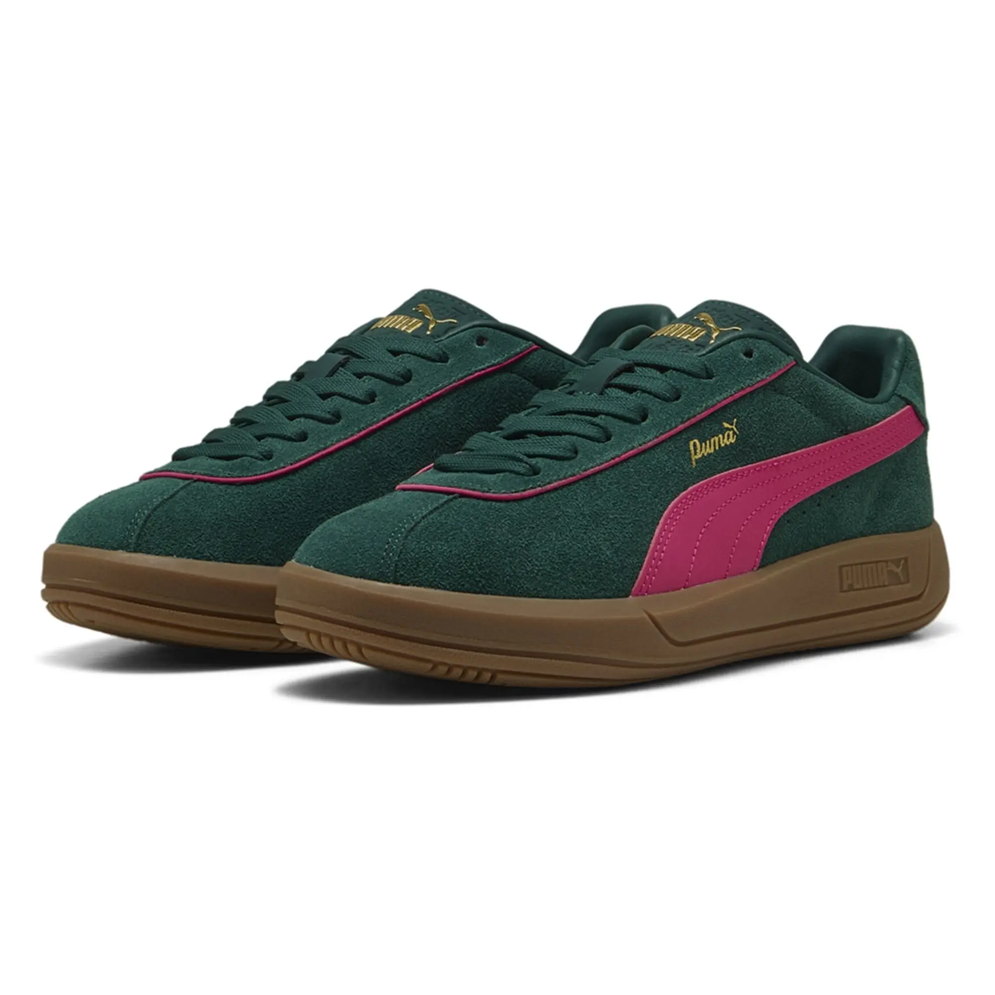 PUMA Club Klassika Suede Sneakers Women, Dark Myrtle/Pink