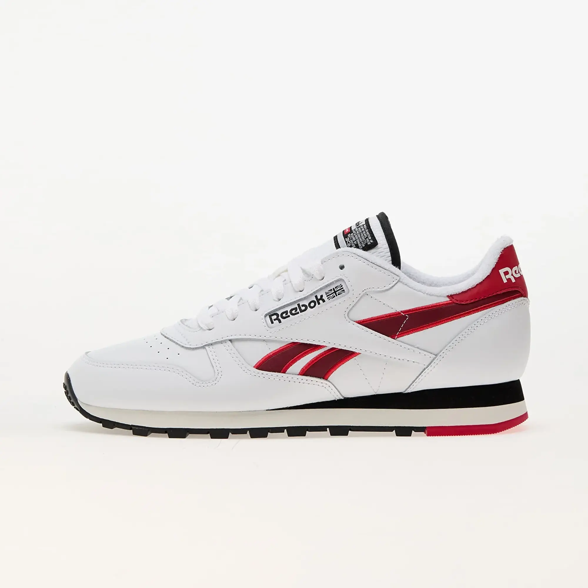 Sneakers Reebok Classic Leather White/ Vector Red/ Black Eur 41