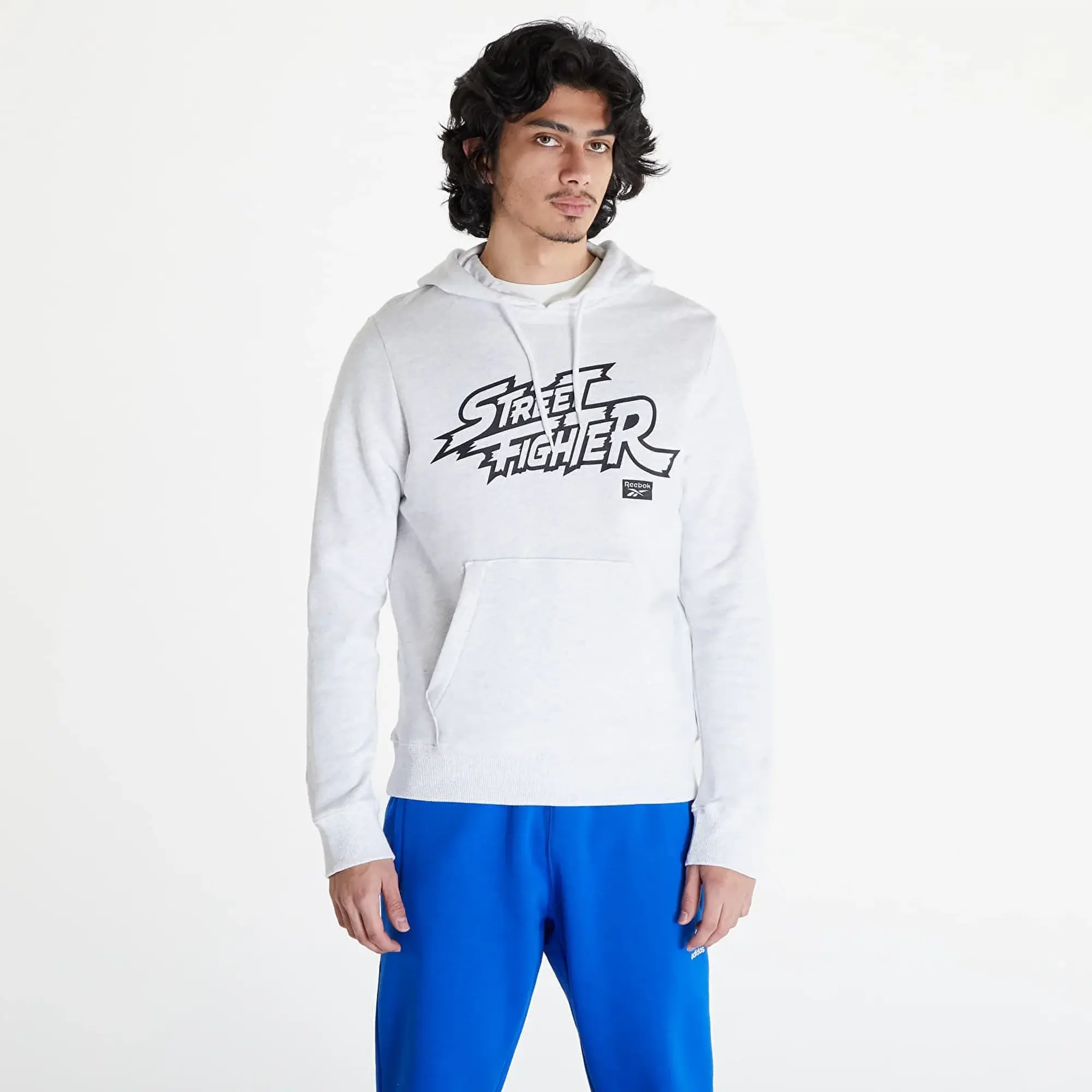 Sweatshirt Reebok Sf Graphic Hoodie Unisex White Melange S