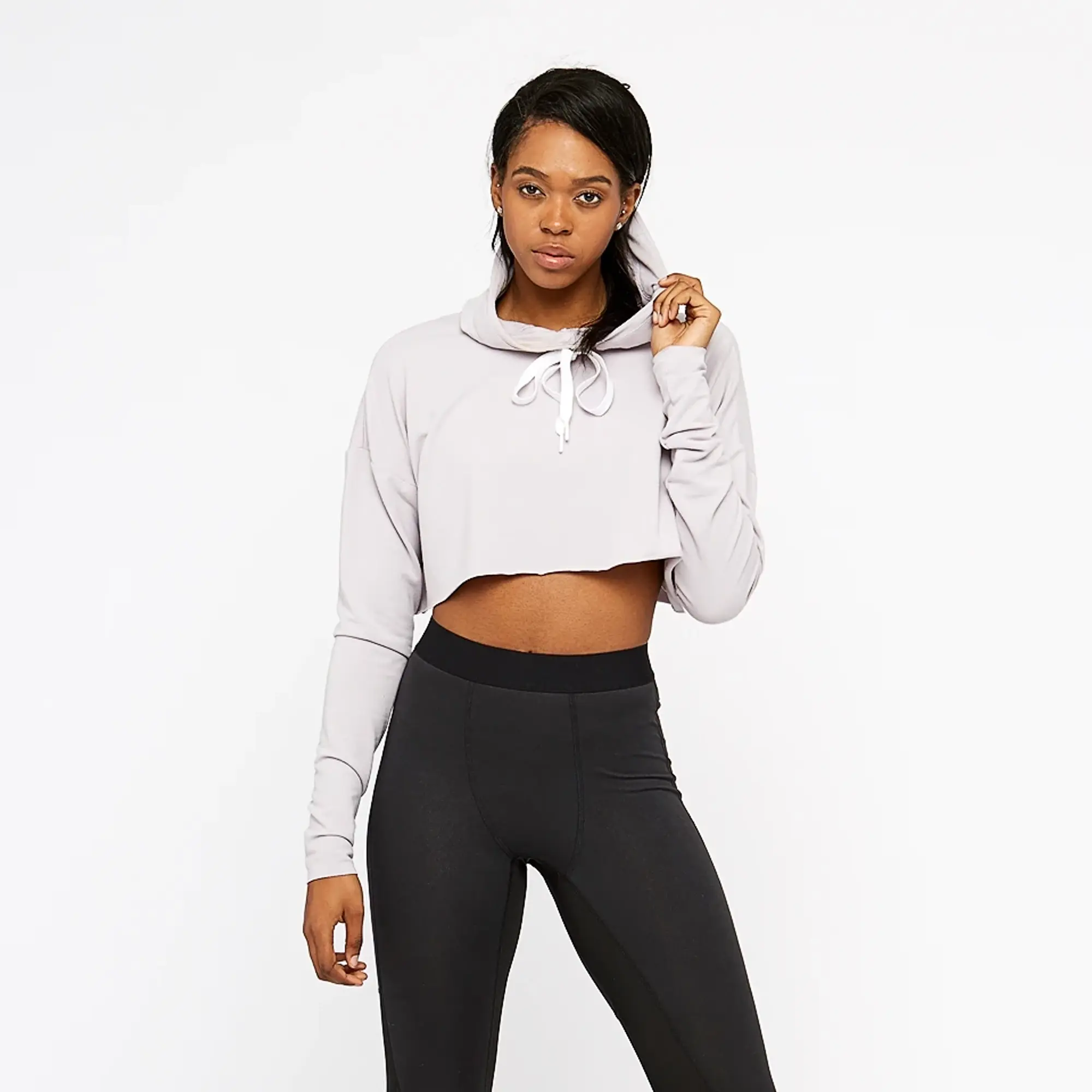 Reebok Womens Crop Hoodie