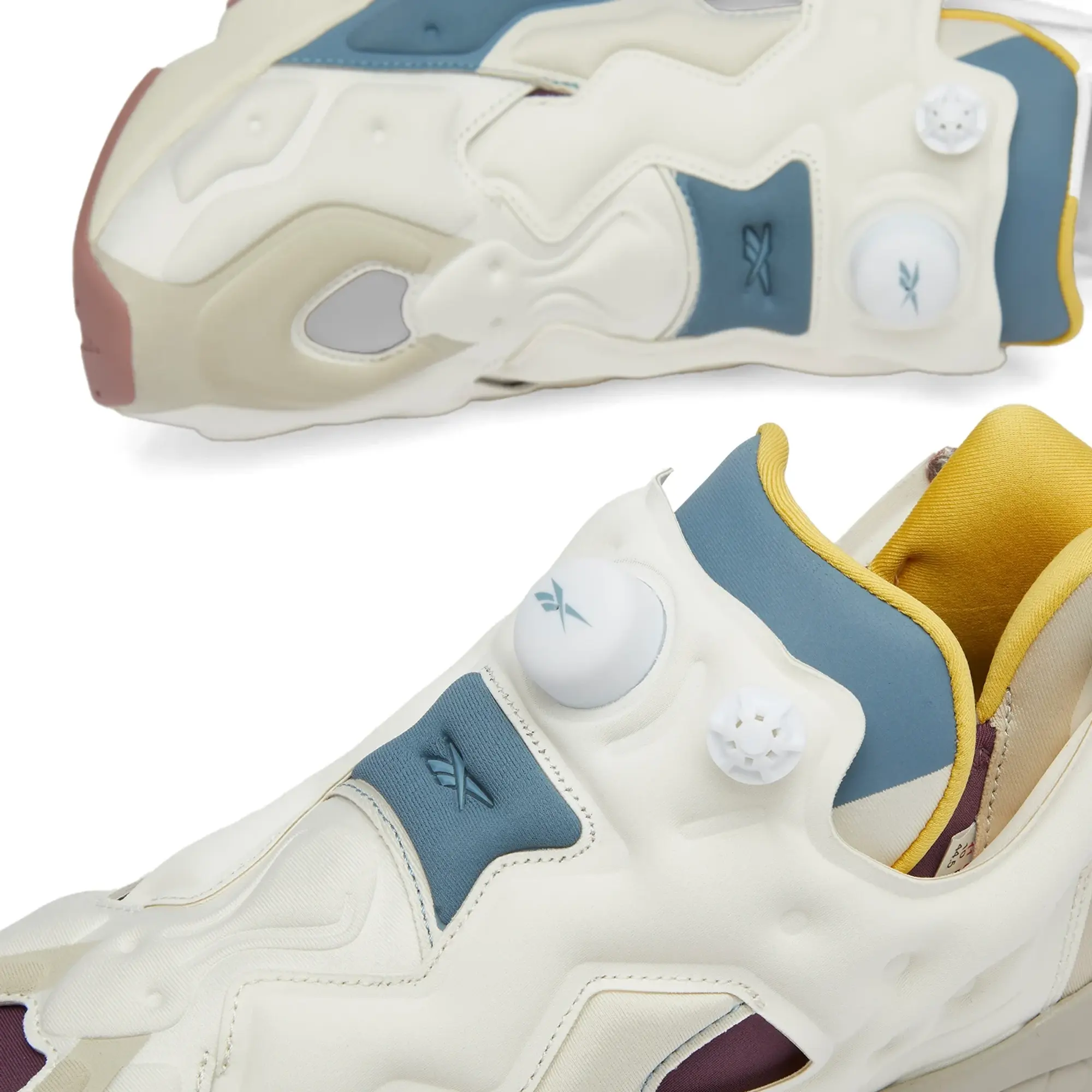 Reebok Men's Insta Pump Silver Moon/White/Cream