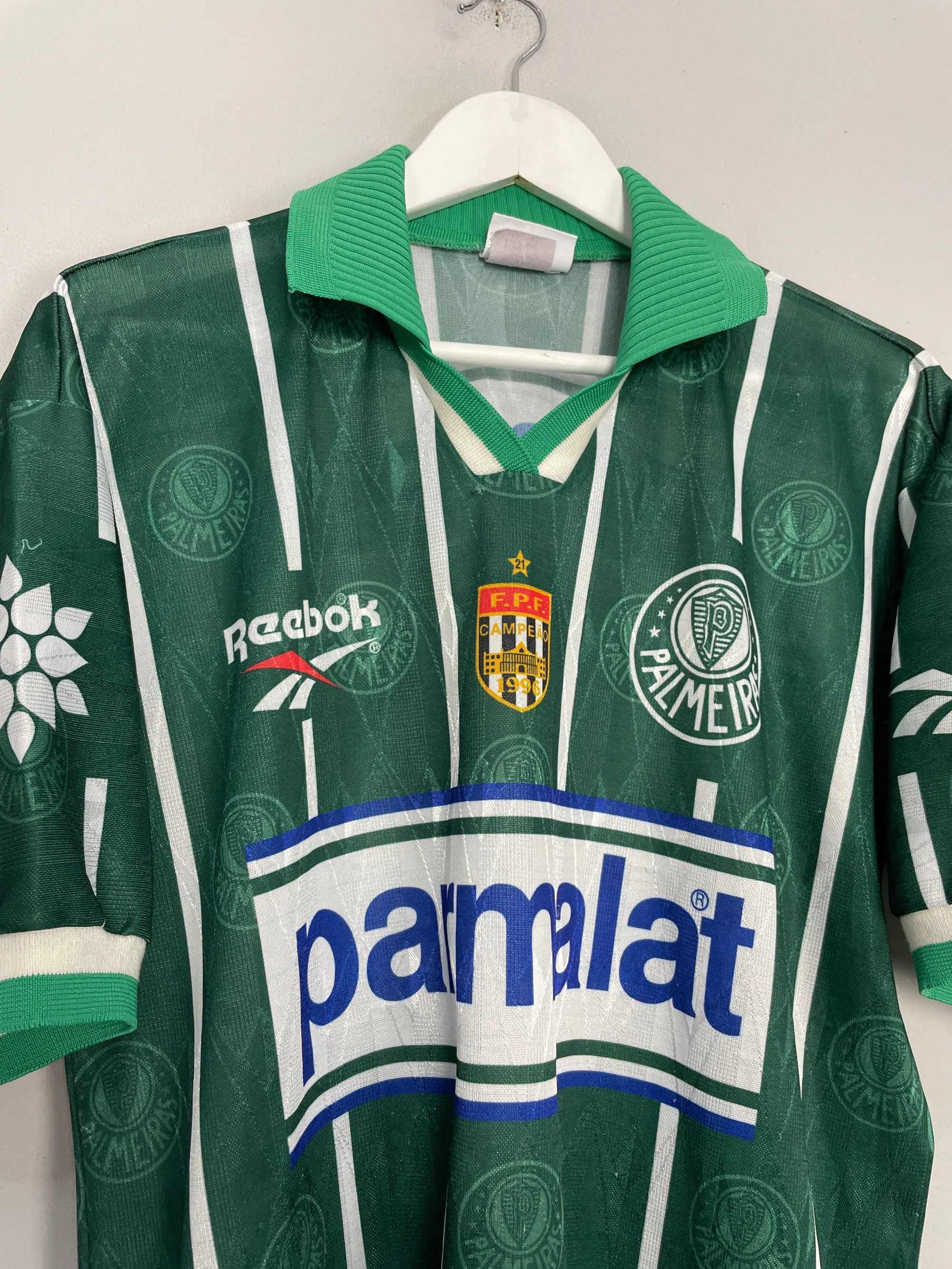 1996/97 PALMEIRAS #10 HOME SHIRT (M) REEBOK | 825365757 | FOOTY.COM