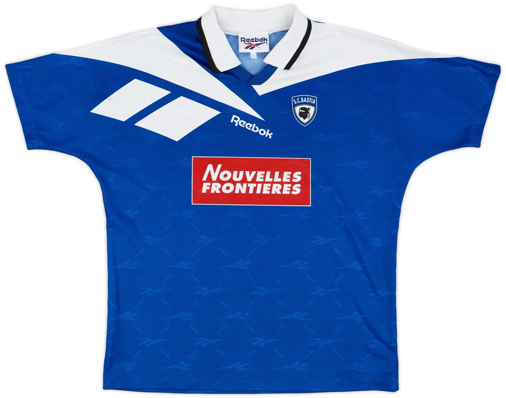 Reebok 1995-96 Bastia Home Shirt - 8/10 - (XL.Boys)