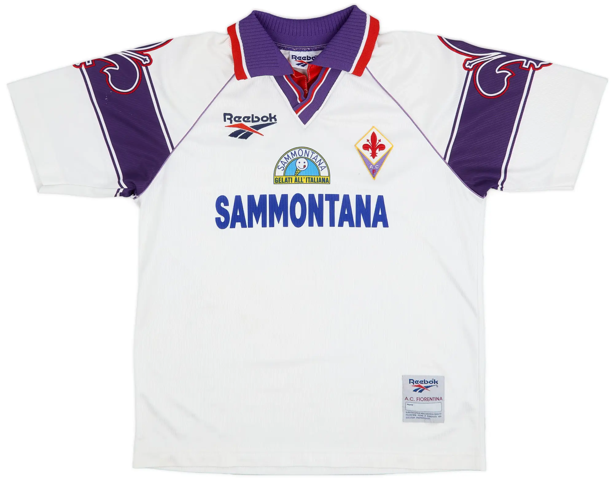 Reebok 1996-97 Fiorentina Away Shirt - 8/10 - (M)