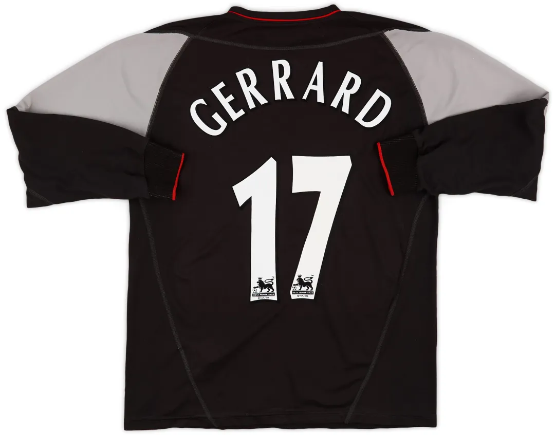 Reebok Liverpool Mens LS Away Shirt 2002/04 | LIVA02735278used