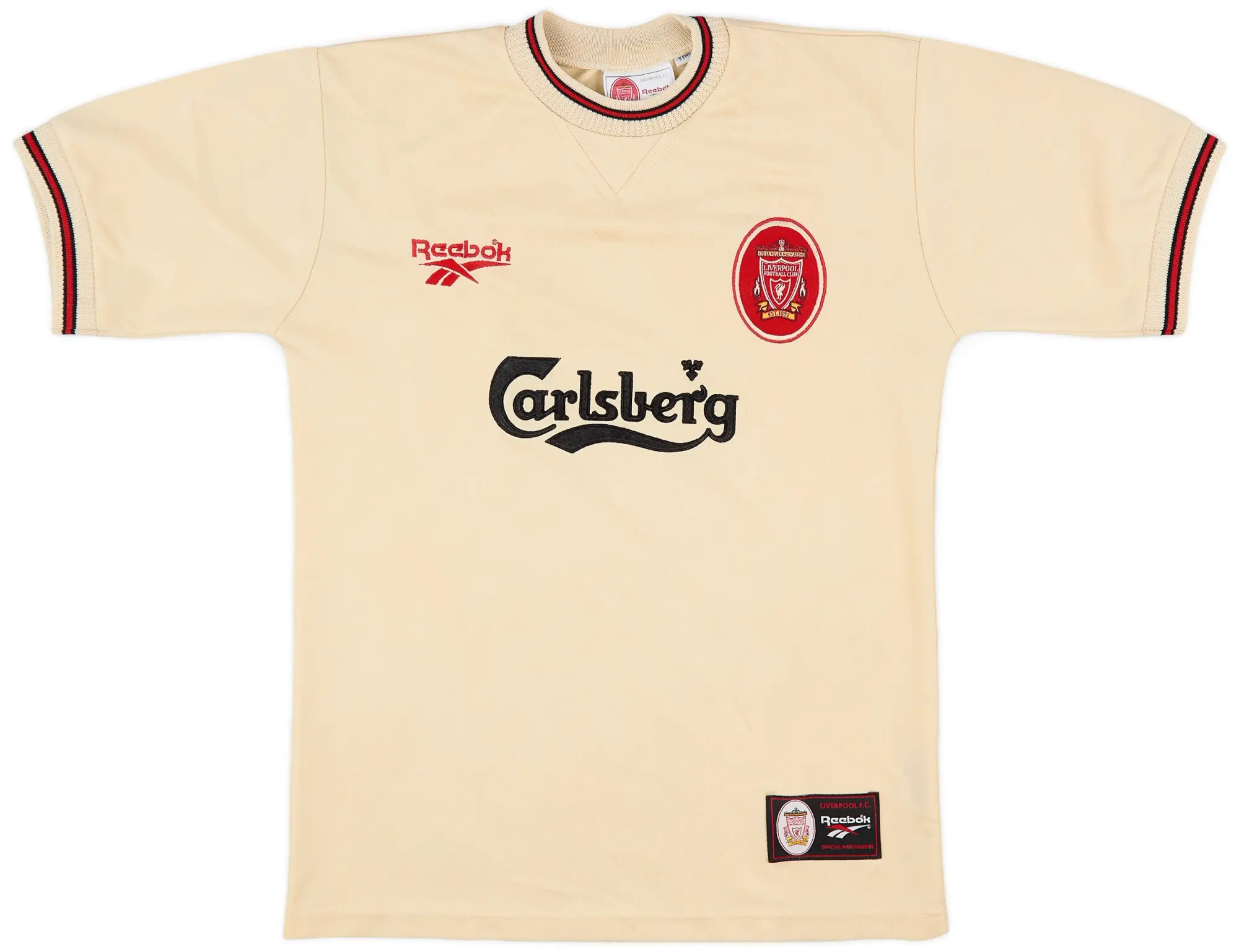 Reebok 1996 97 Liverpool Away Shirt 9 10 Y LIVA96640933used FOOTY.COM