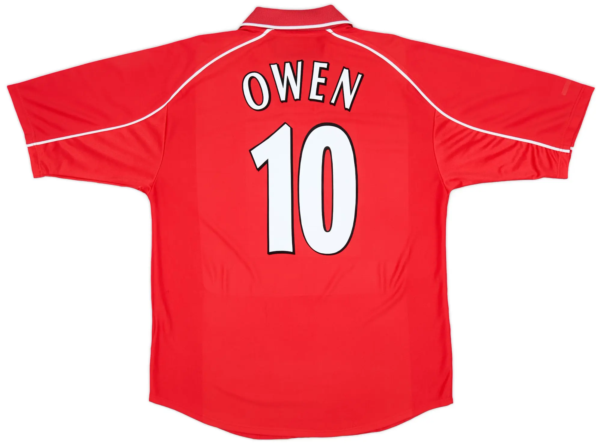 Reebok 2000-02 Liverpool Home Shirt Owen #10 - 7/10 - (L
