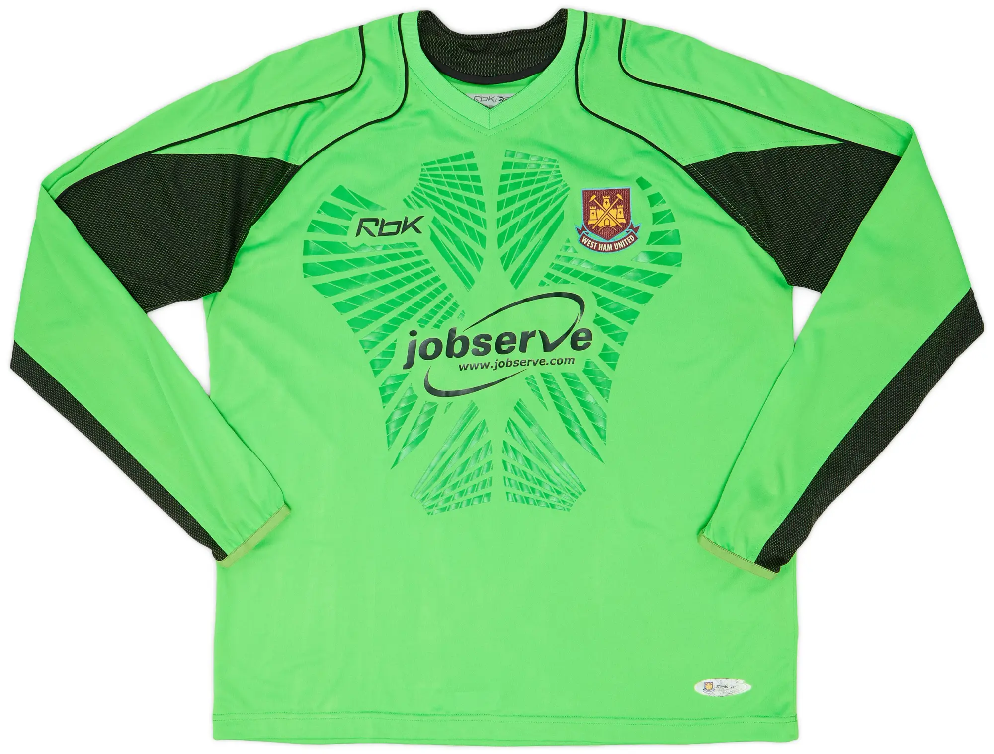 Reebok 2005-07 West Ham GK Shirt - 9/10 - (L)